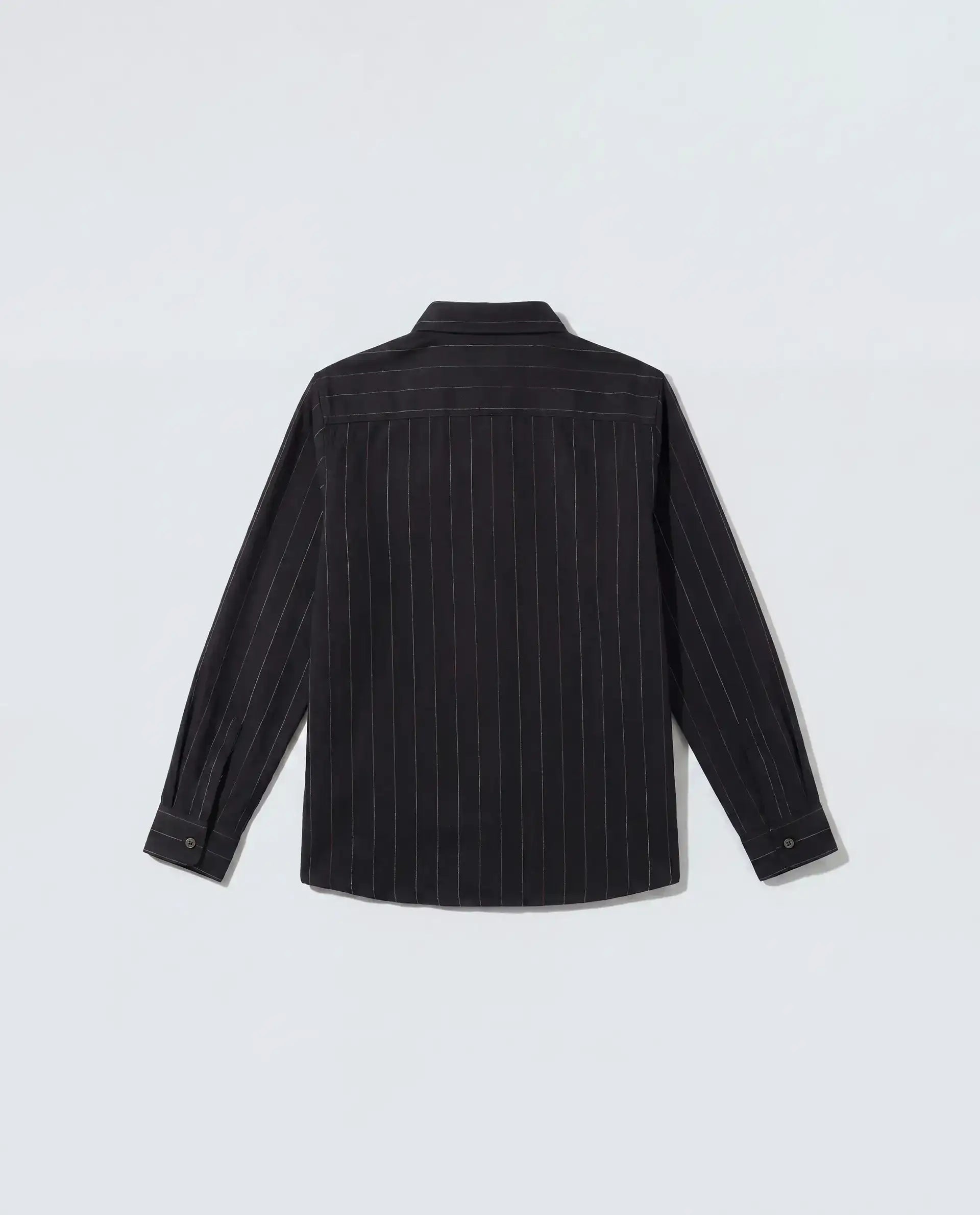 Rare Ones Kids Volc Black Lyocell Blend Button Closure Regular Fit Shirt