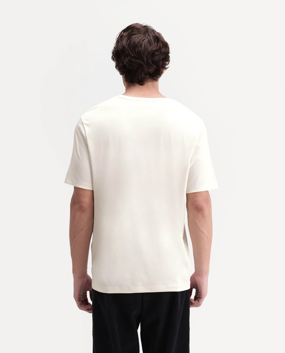 Rare Rabbit Men's Marcus Off White Cotton Crew Neck Regular Graphic Print T-Shirt
