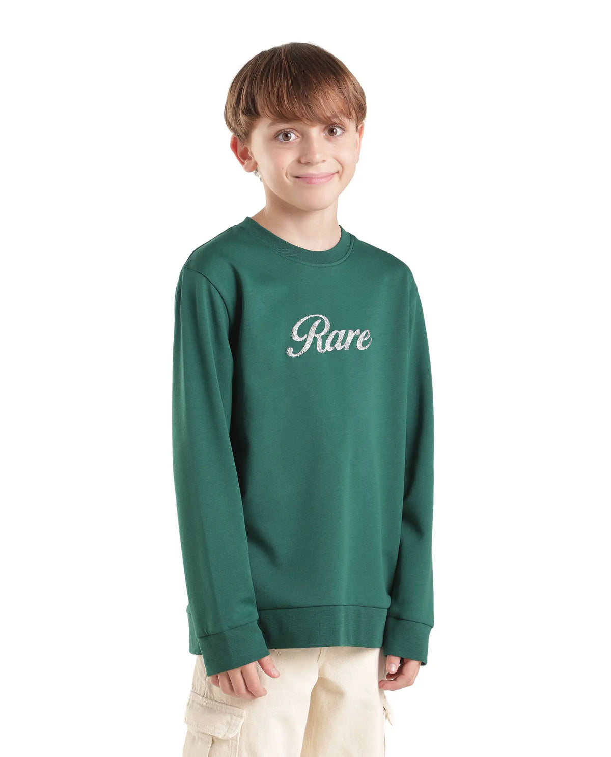 Rare Ones Kids Hank Green Cotton Blend Fabric Pull-On Regular Fit Embroidered T-Shirt