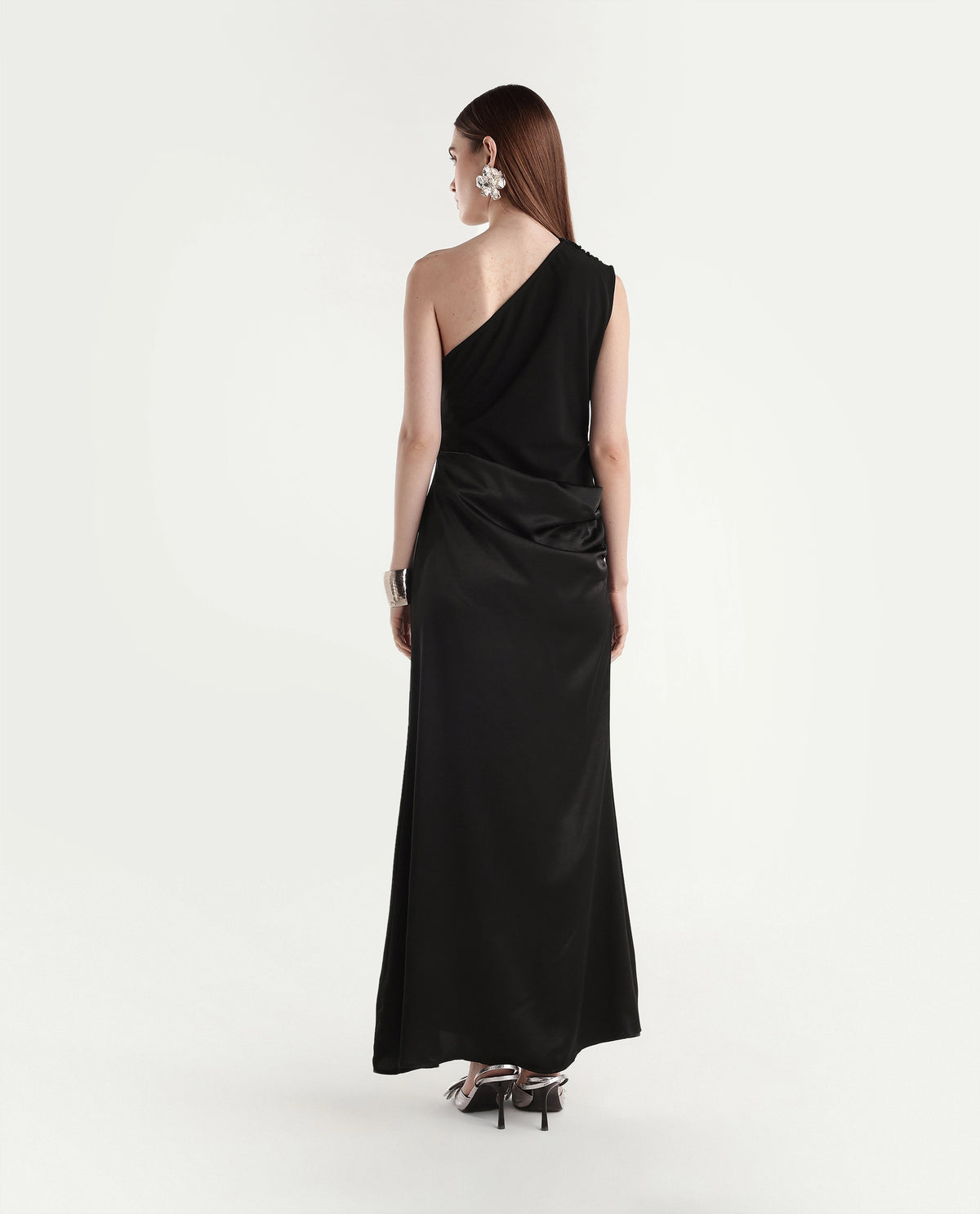 Rareism Women's Pache Black Polyester Zipper Fitted Dress - image 8