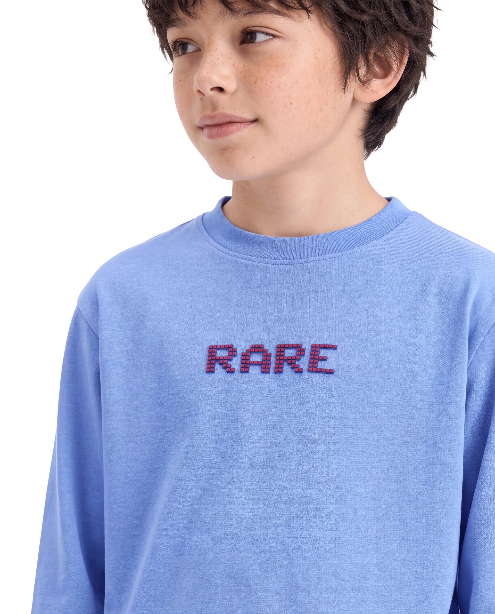 Rare Ones Kids Seth Pastel Purple Cotton Blend Fabric Pull-On Regular Fit Graphic Print T-Shirt