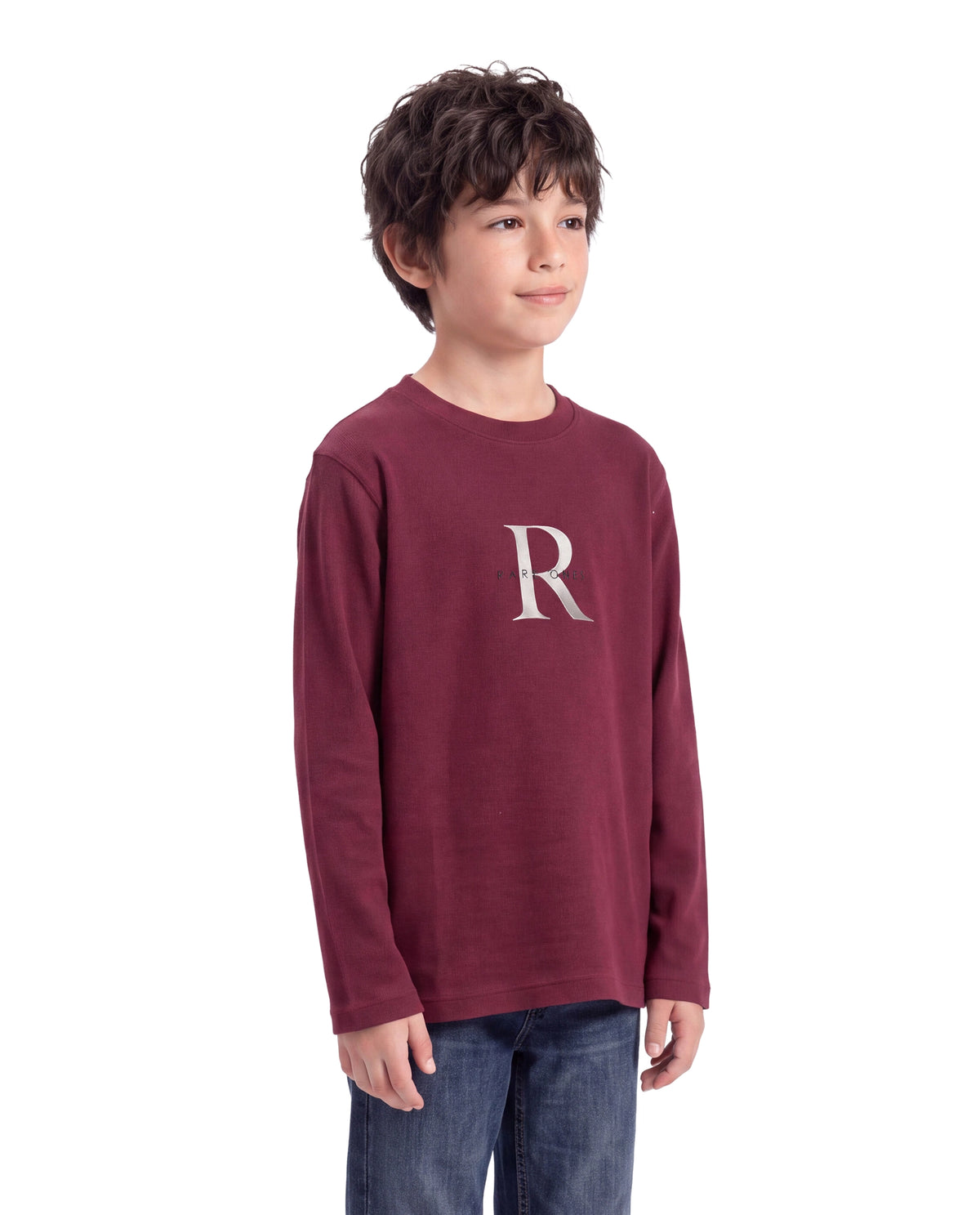 Rare Ones Kids Spro Dusky Pink Cotton Crew Neck Regular Graphic Print T-Shirt