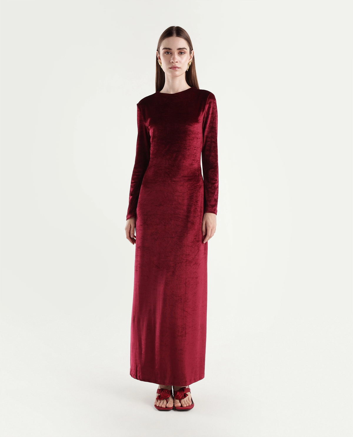Rareism Women's Potonlo Maroon Polyester Button Regular Fit Dress - image 2