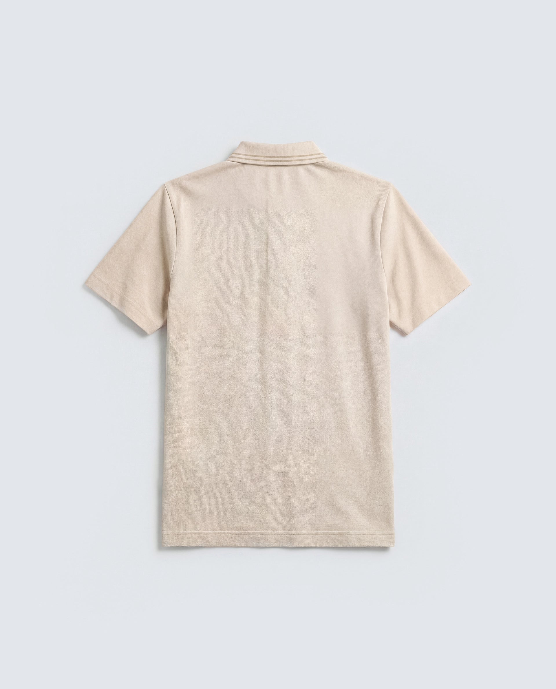 Rare Rabbit Men's Basic Rr-Corp-Gold Beige Cotton Spread Collar Regular Plain Polo