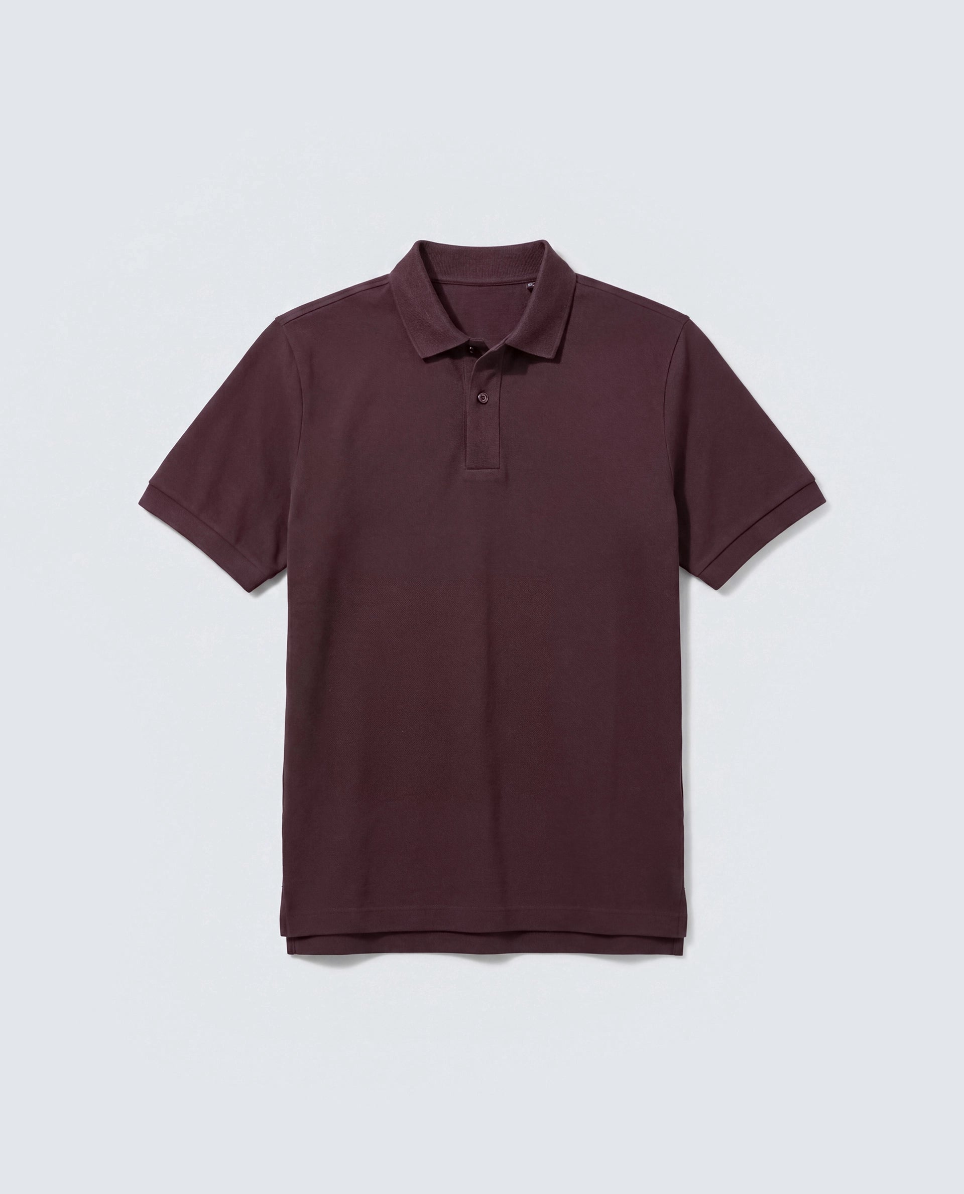 Rare Rabbit Men's Basic Rr-Corp-Tove Maroon Cotton Spread Collar Regular Plain Polo