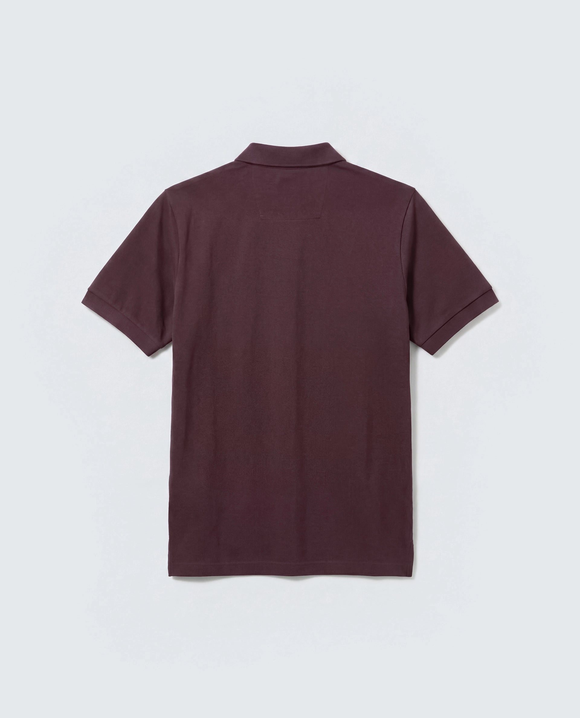 Rare Rabbit Men's Basic Rr-Corp-Tove Maroon Cotton Spread Collar Regular Plain Polo