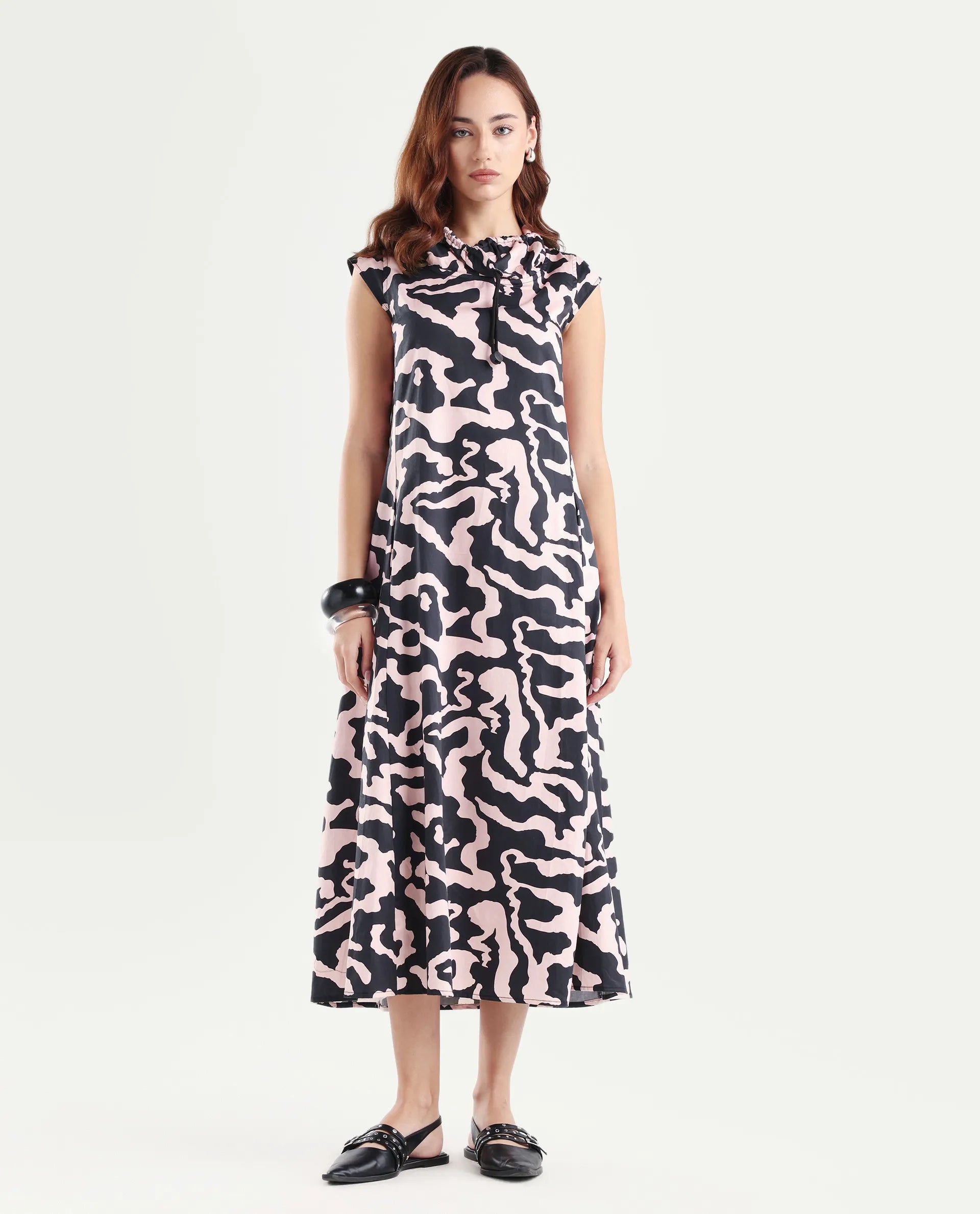 Rareism Women's Santro Black Dress