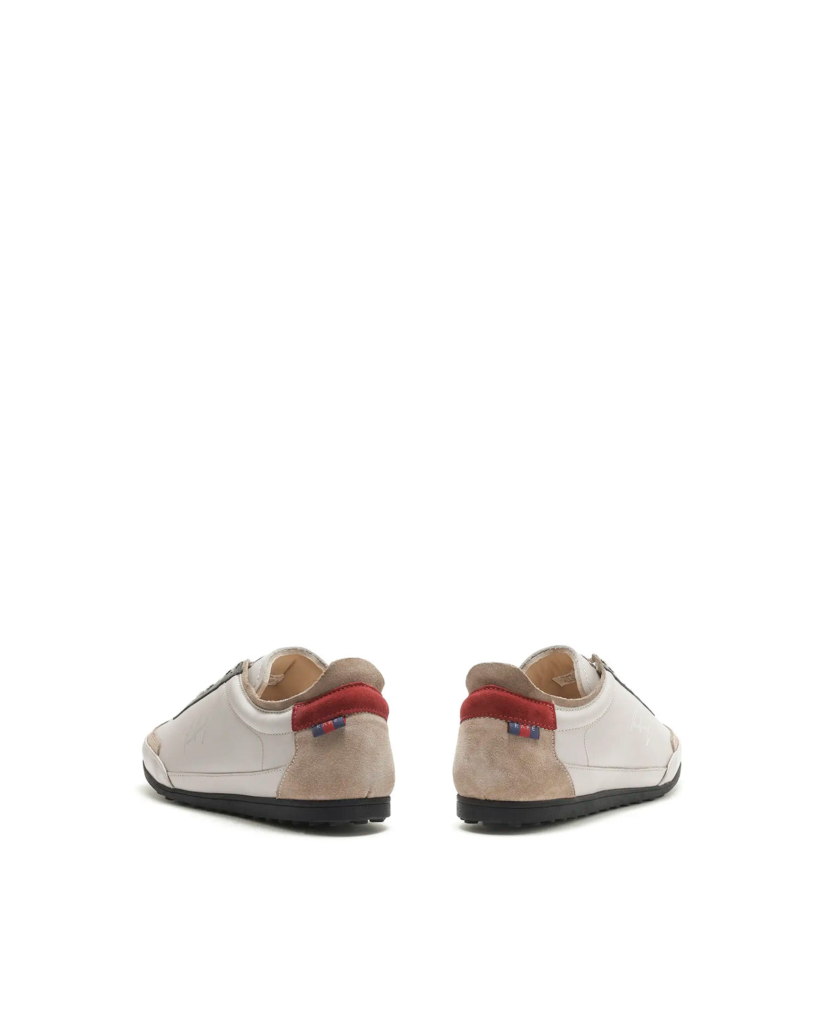 Rarez Men's Sean Primary Beige Leather Regular Sneaker