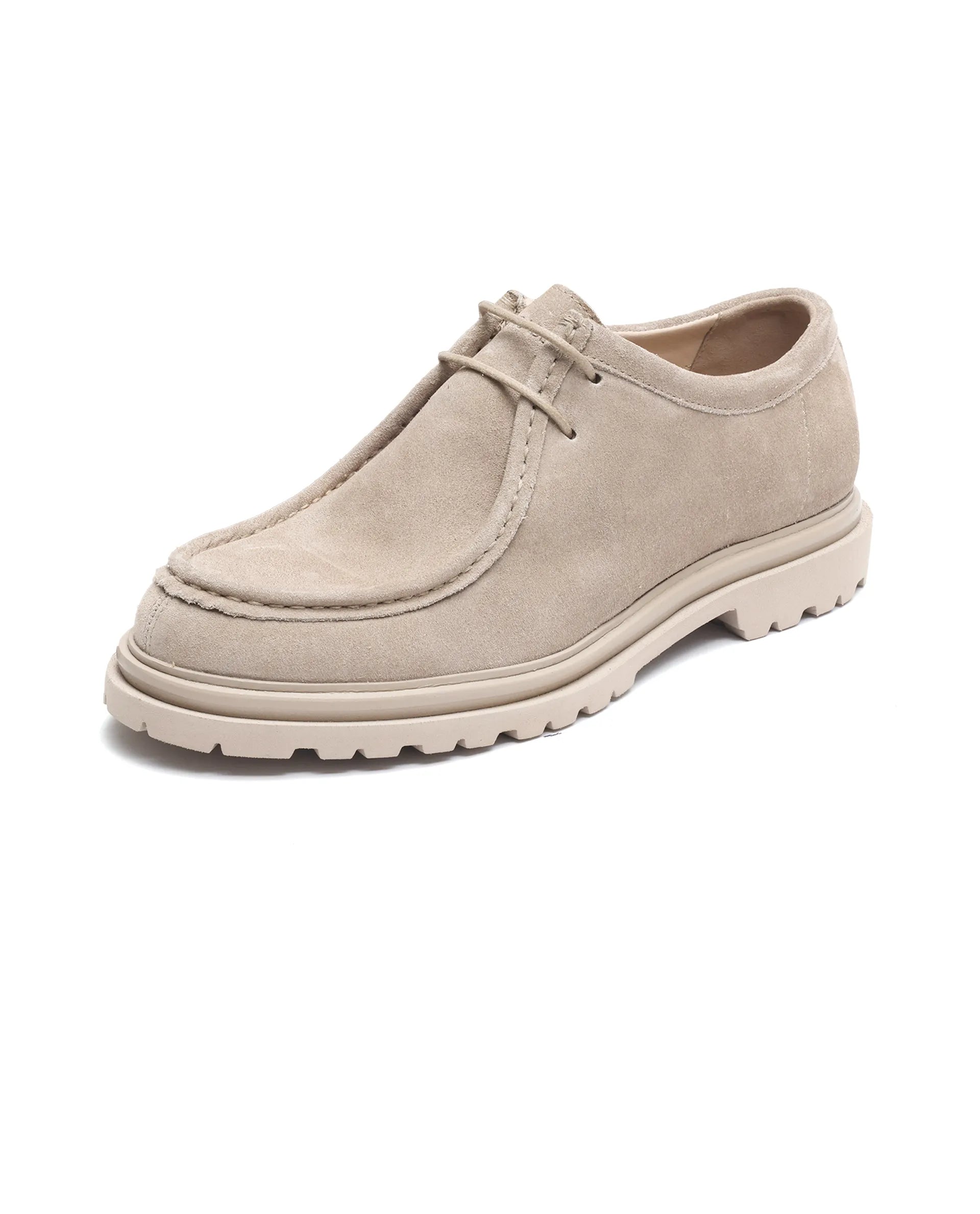 Rare Rabbit Men Seoul Light Beige Lace-Up Shoes