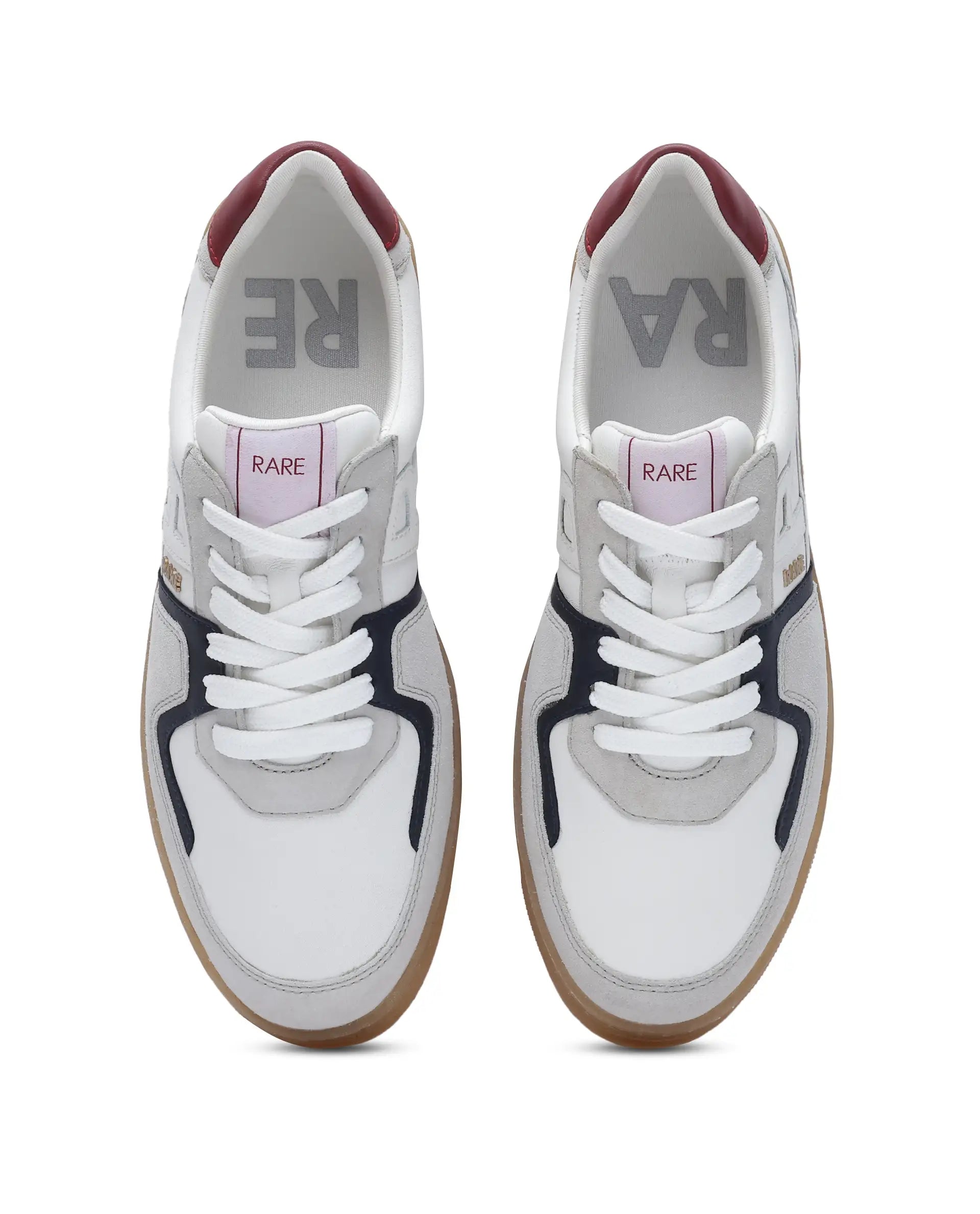 Rare Rabbit Men Pegasus White Lace-Up Shoes