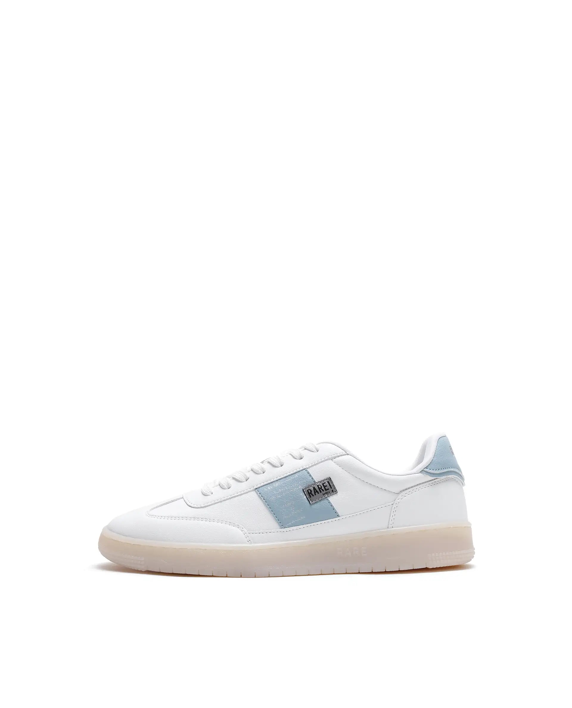 Rare Rabbit Men's Sirius 86 Blue Micro Leather Sneaker