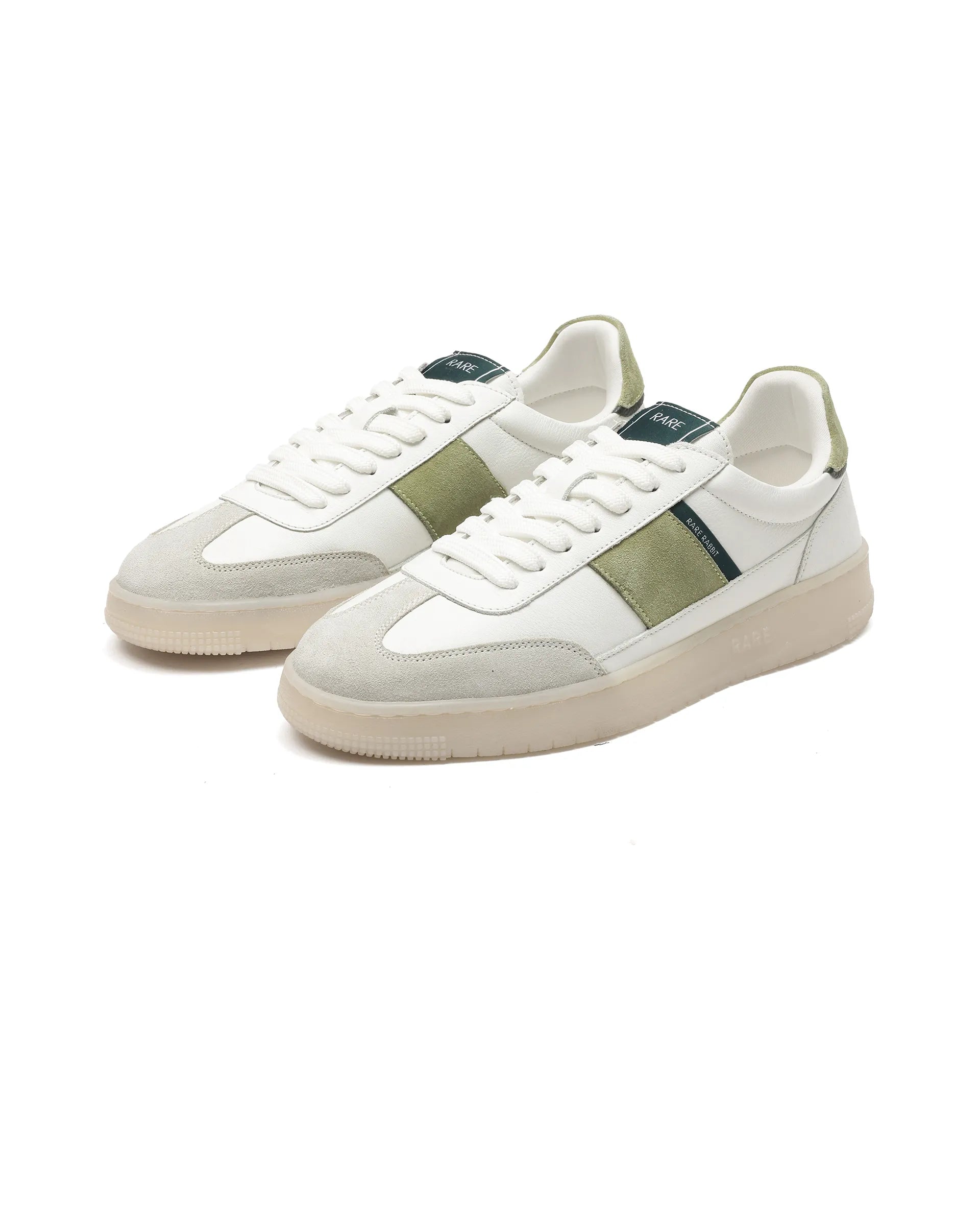 Rare Rabbit Men Sirius Sage Green Lace-Up Closure Shoes