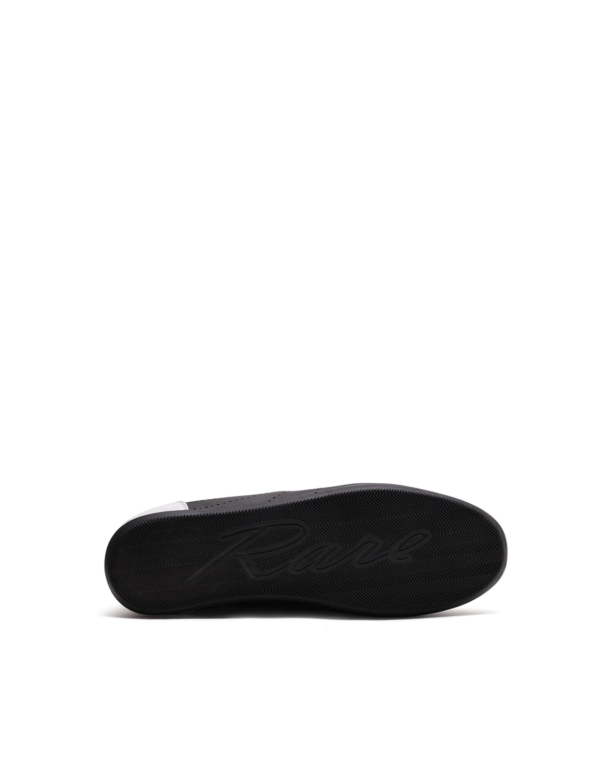 Rarez Men's Skin 2.0 Primary Black Leather Regular Sneaker