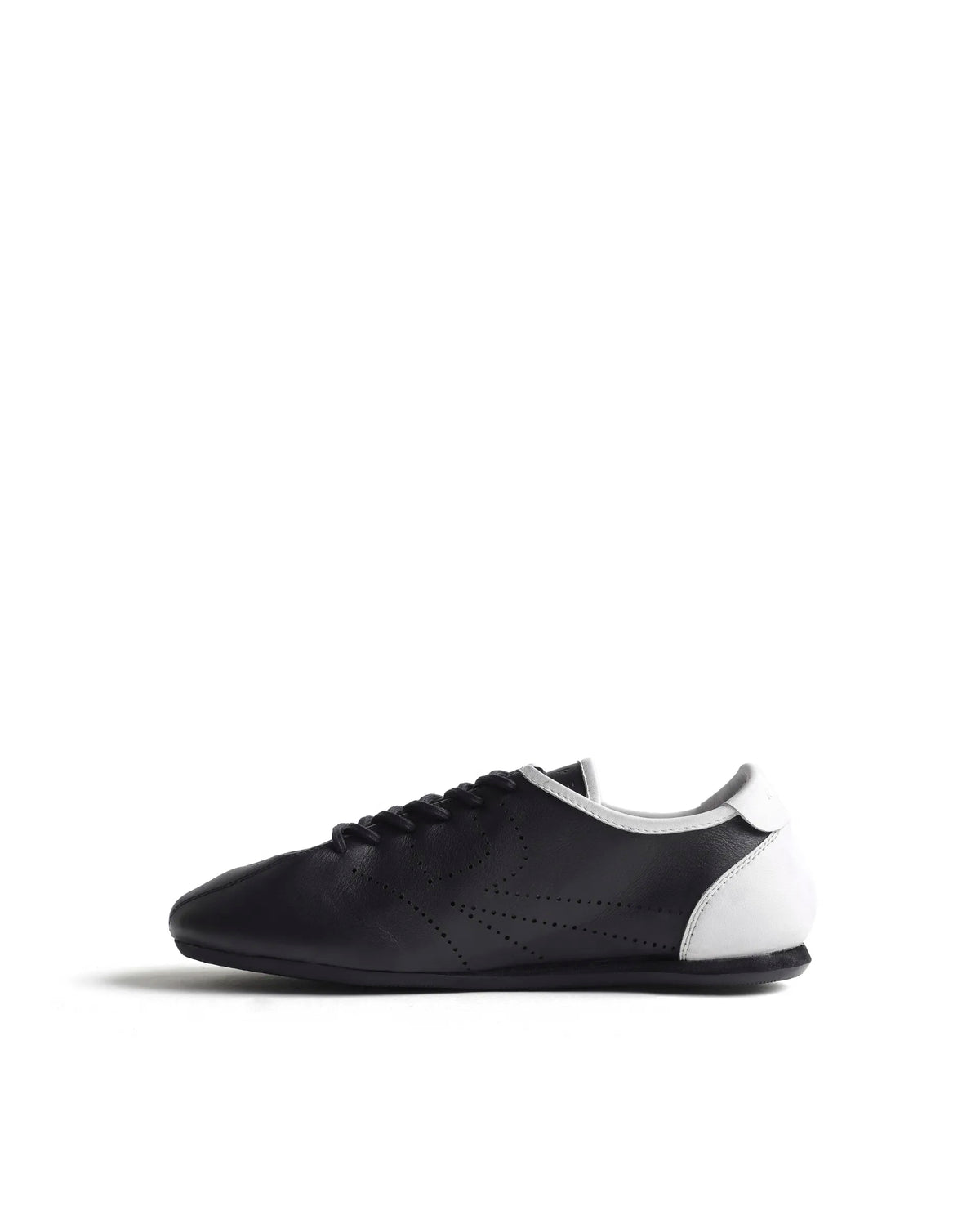 Rarez Men's Skin 2.0 Primary Black Leather Regular Sneaker
