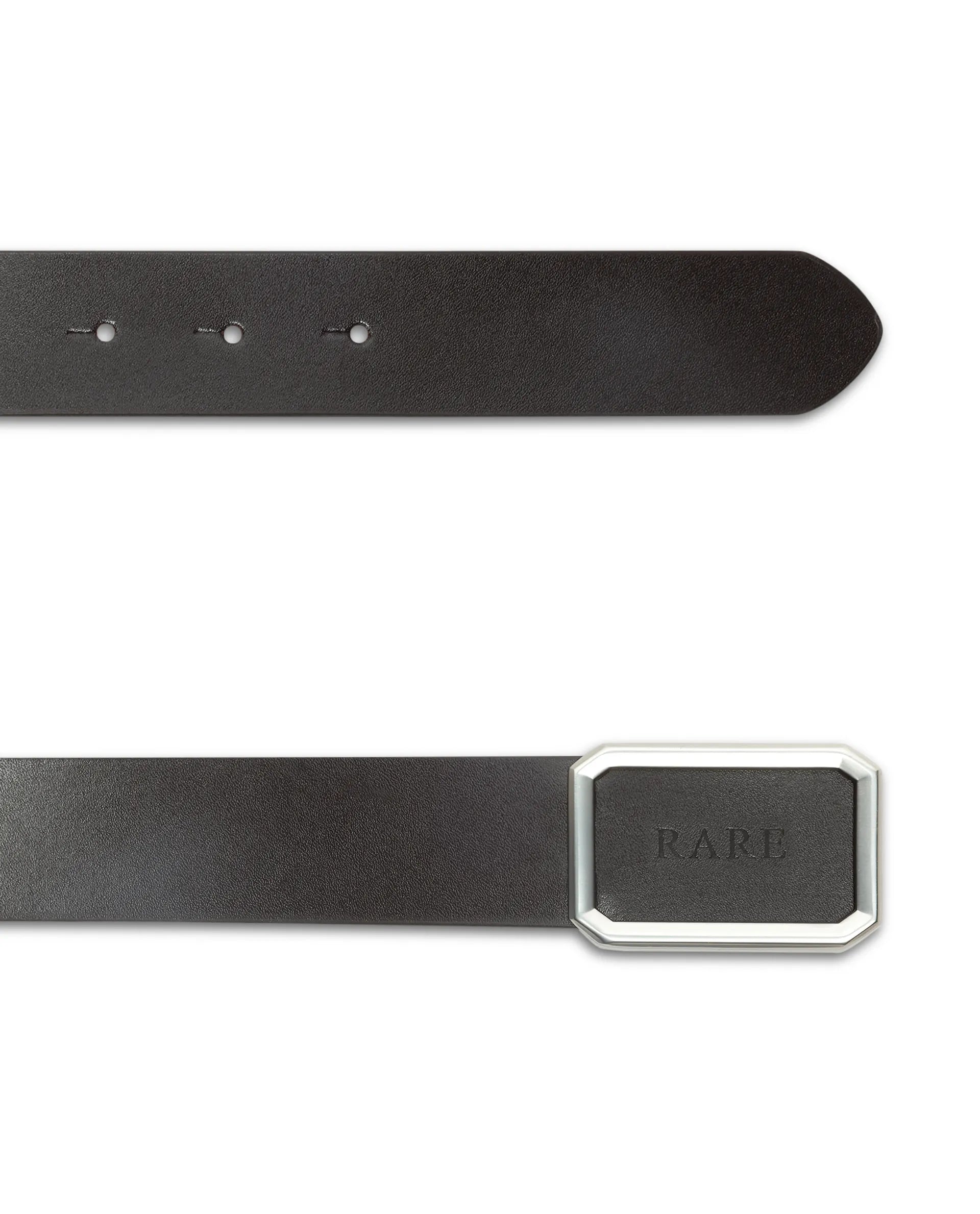 Rare Rabbit Men's Snape Brown Non Reversible Belt