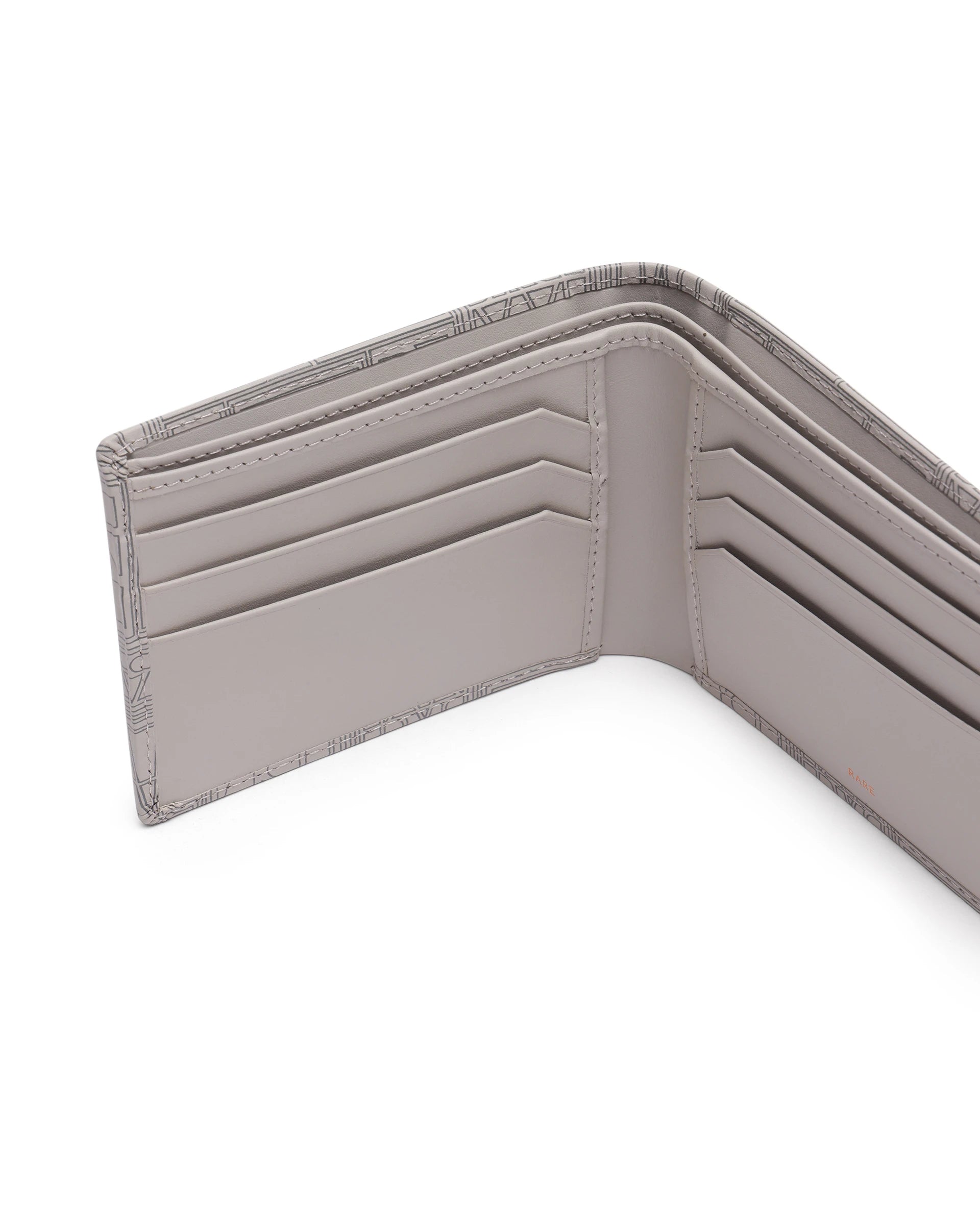 Rare Rabbit Men Snap Off White Leather Wallet