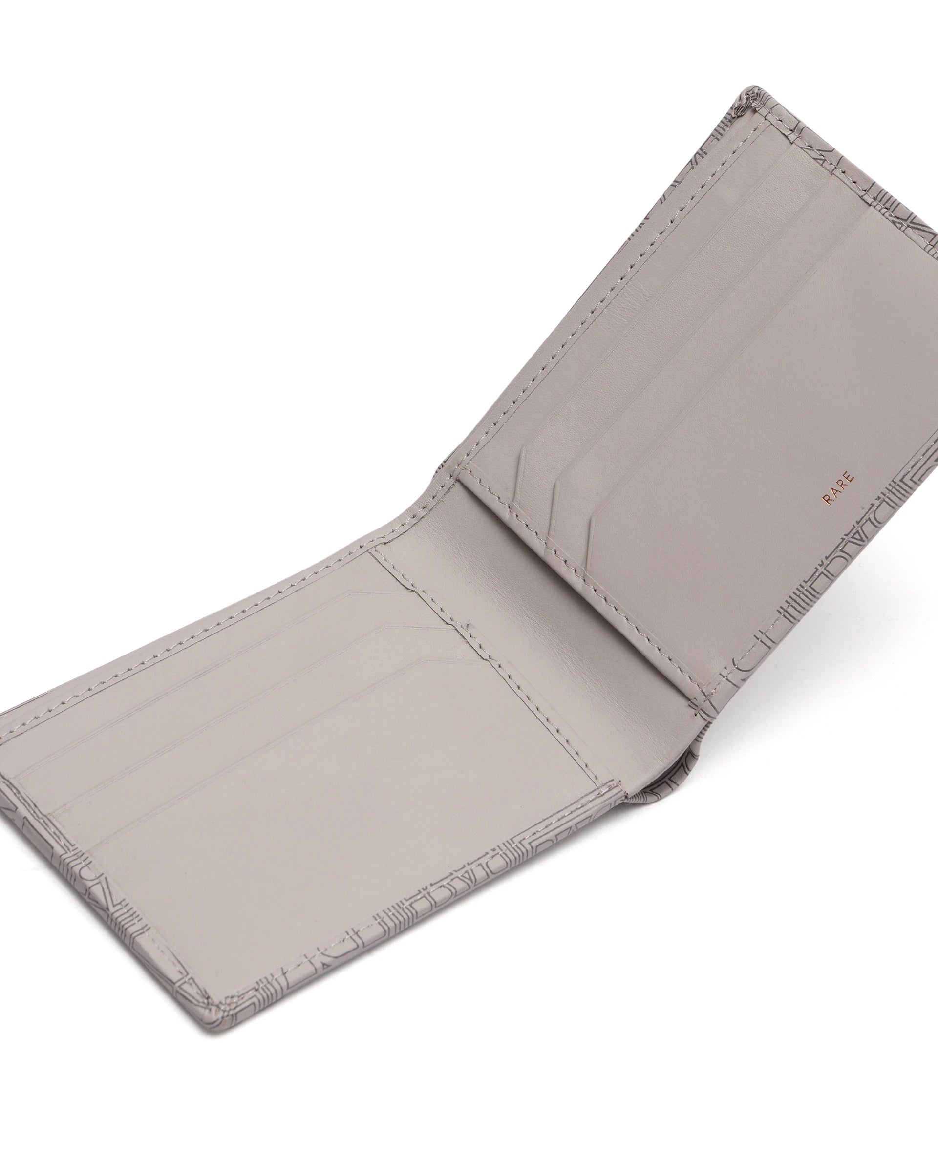 Rare Rabbit Men Snap Off White Leather Wallet