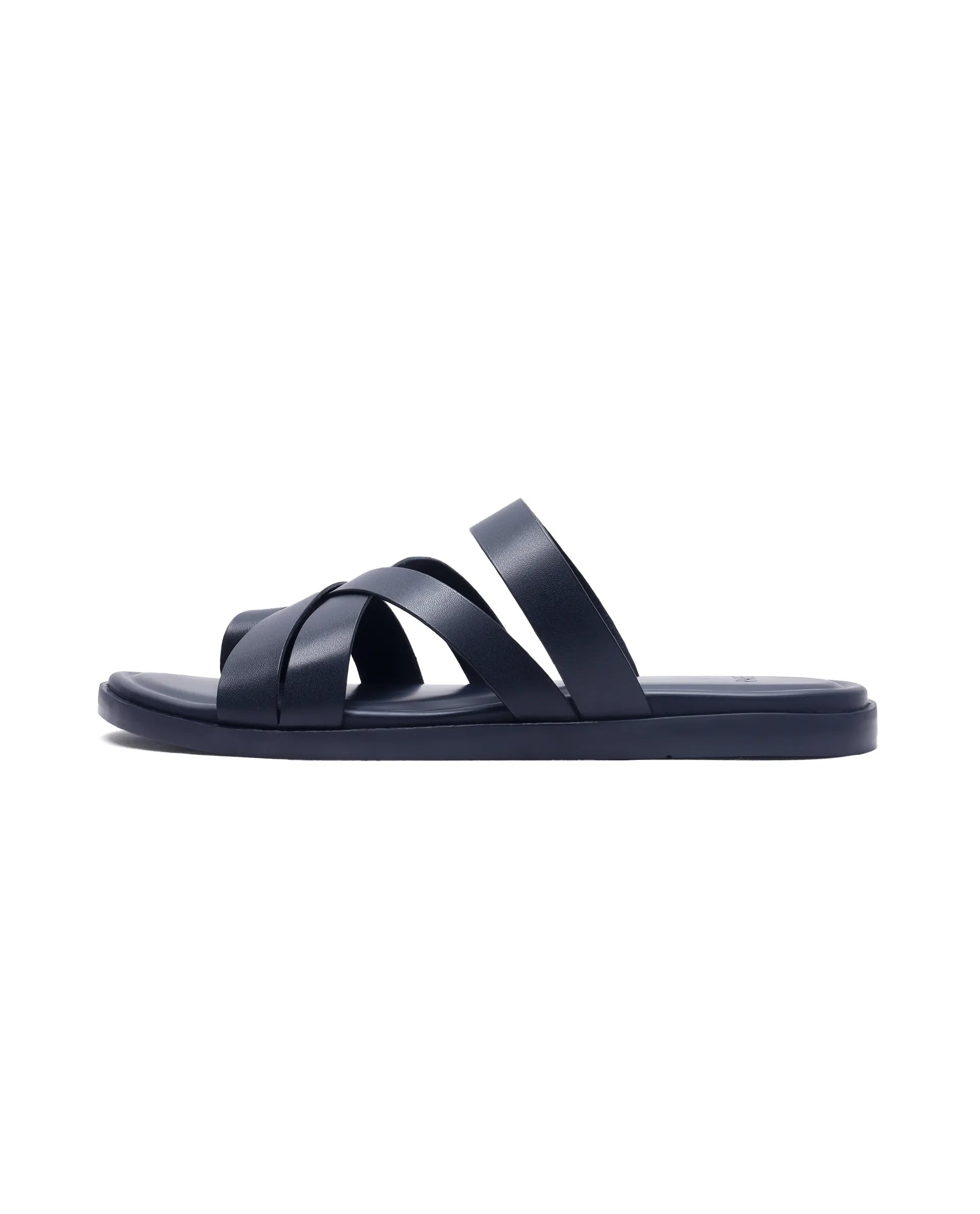 Rare Rabbit Men Soho Navy Slip-On Closure Sandal