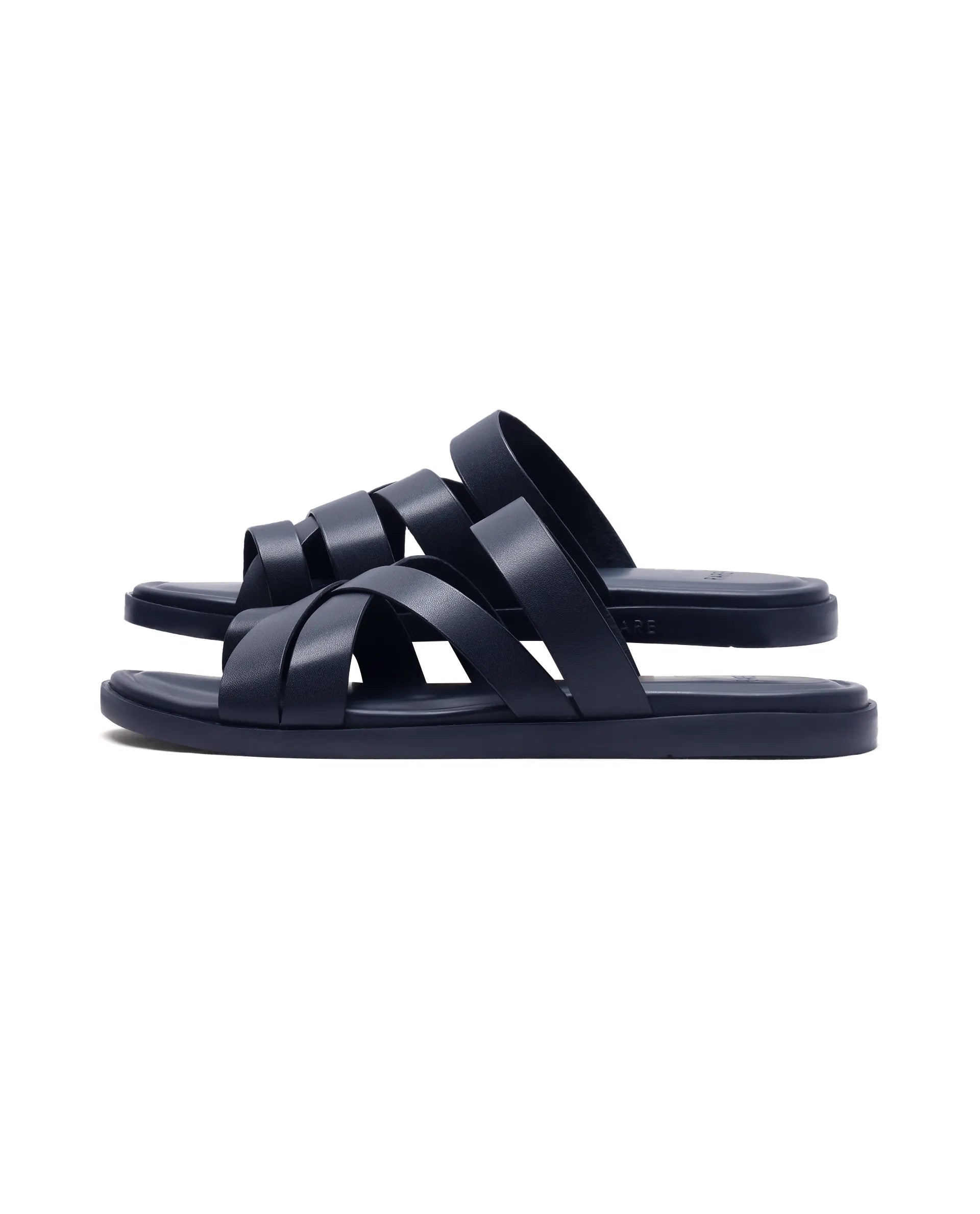 Rare Rabbit Men Soho Navy Slip-On Closure Sandal