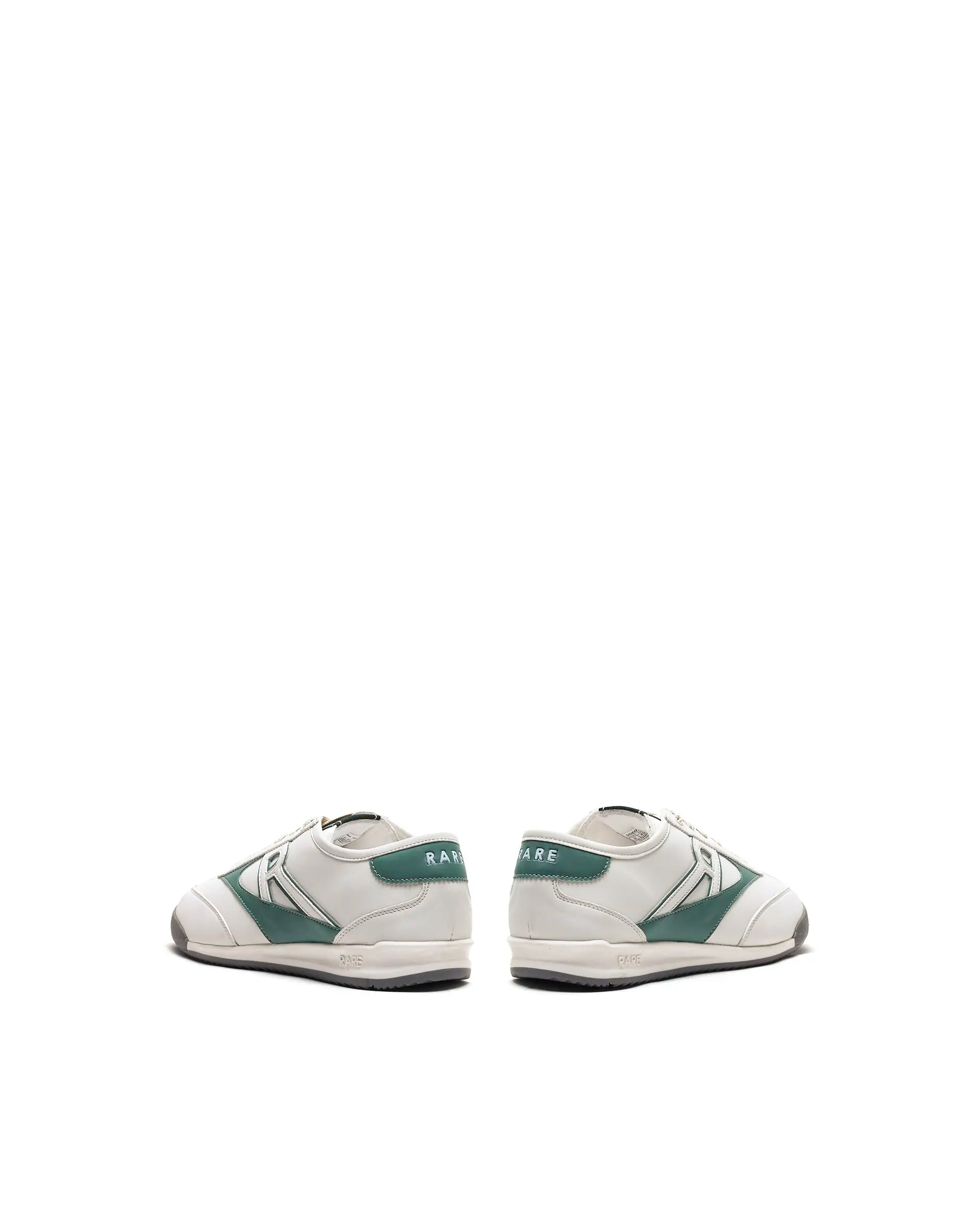 Rare Rabbit Men's Sozo Green Micro Fiber Leather Sneaker