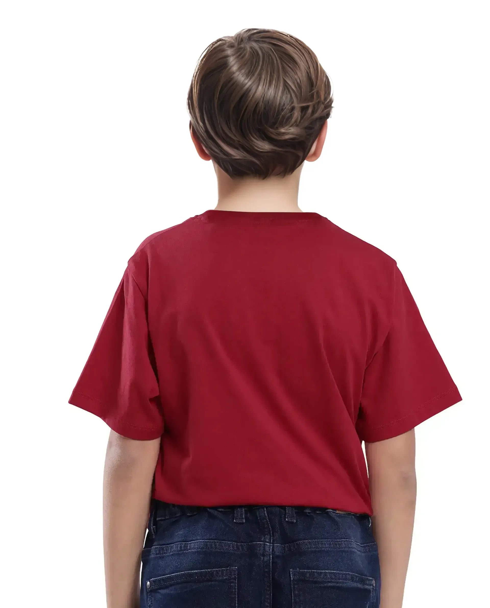 Rare Ones Kids Speed Red Cotton Half Sleeve Printed Slip-On Closure Regular Fit T-Shirt