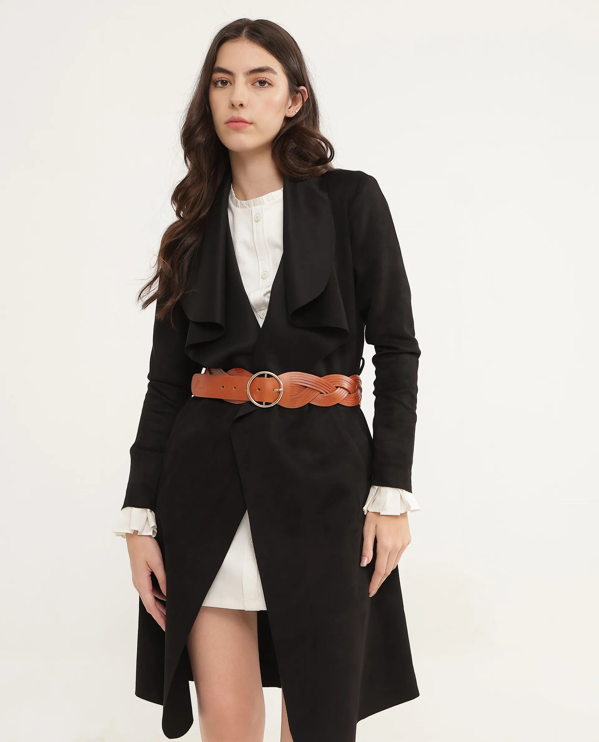 Rareism Women Sterling Tan Belt