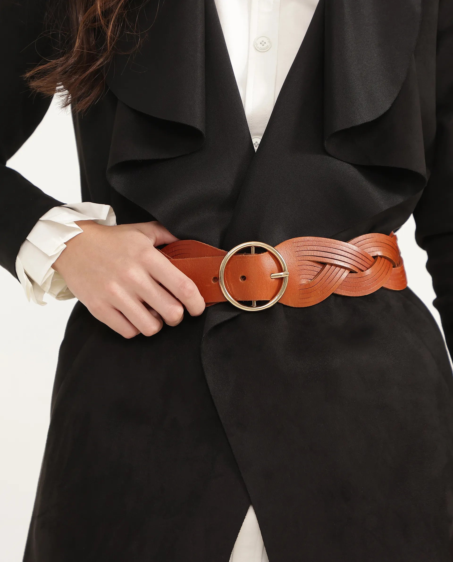 Rareism Women Sterling Tan Belt