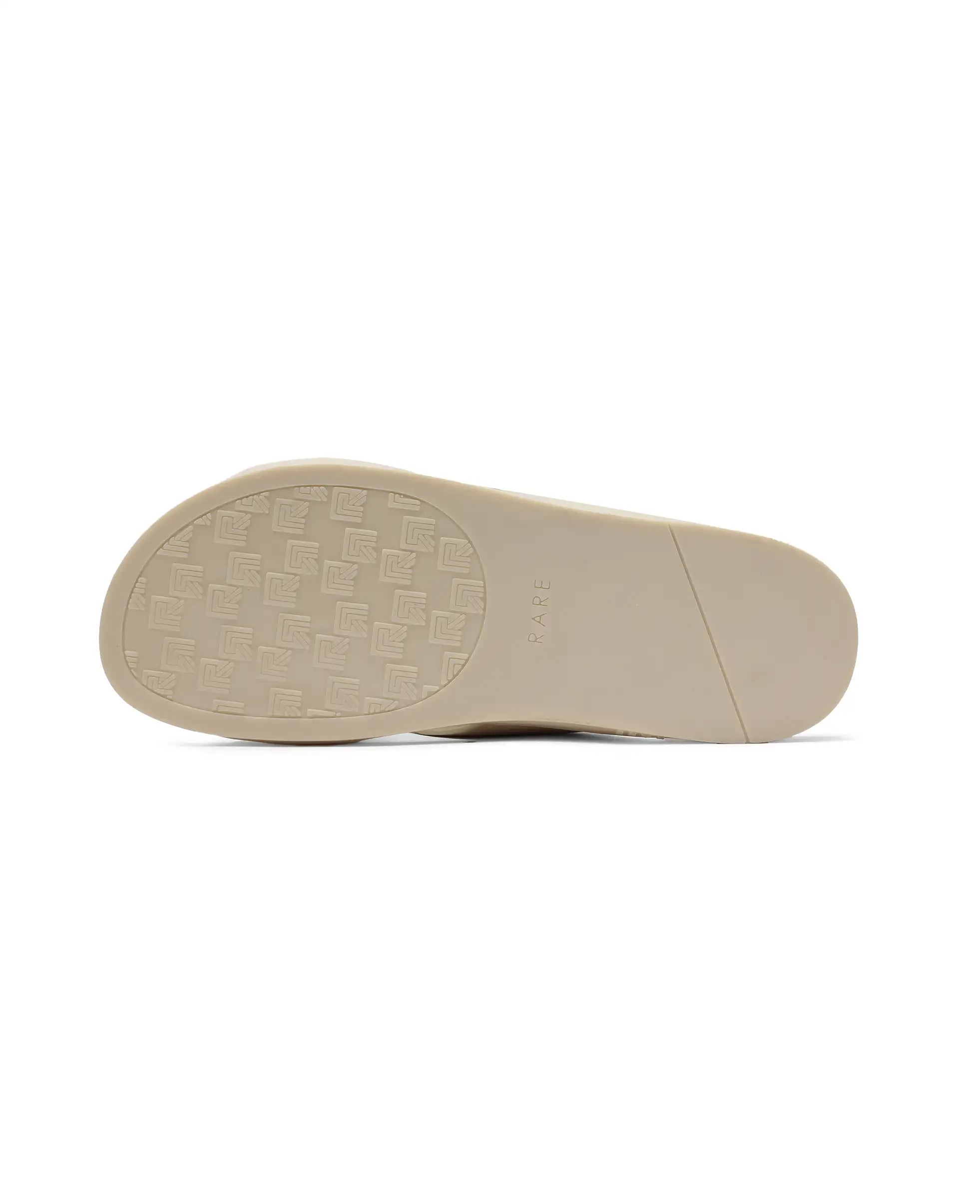 Rare Rabbit Men's Stride Beige Slip-On Closure Sandal
