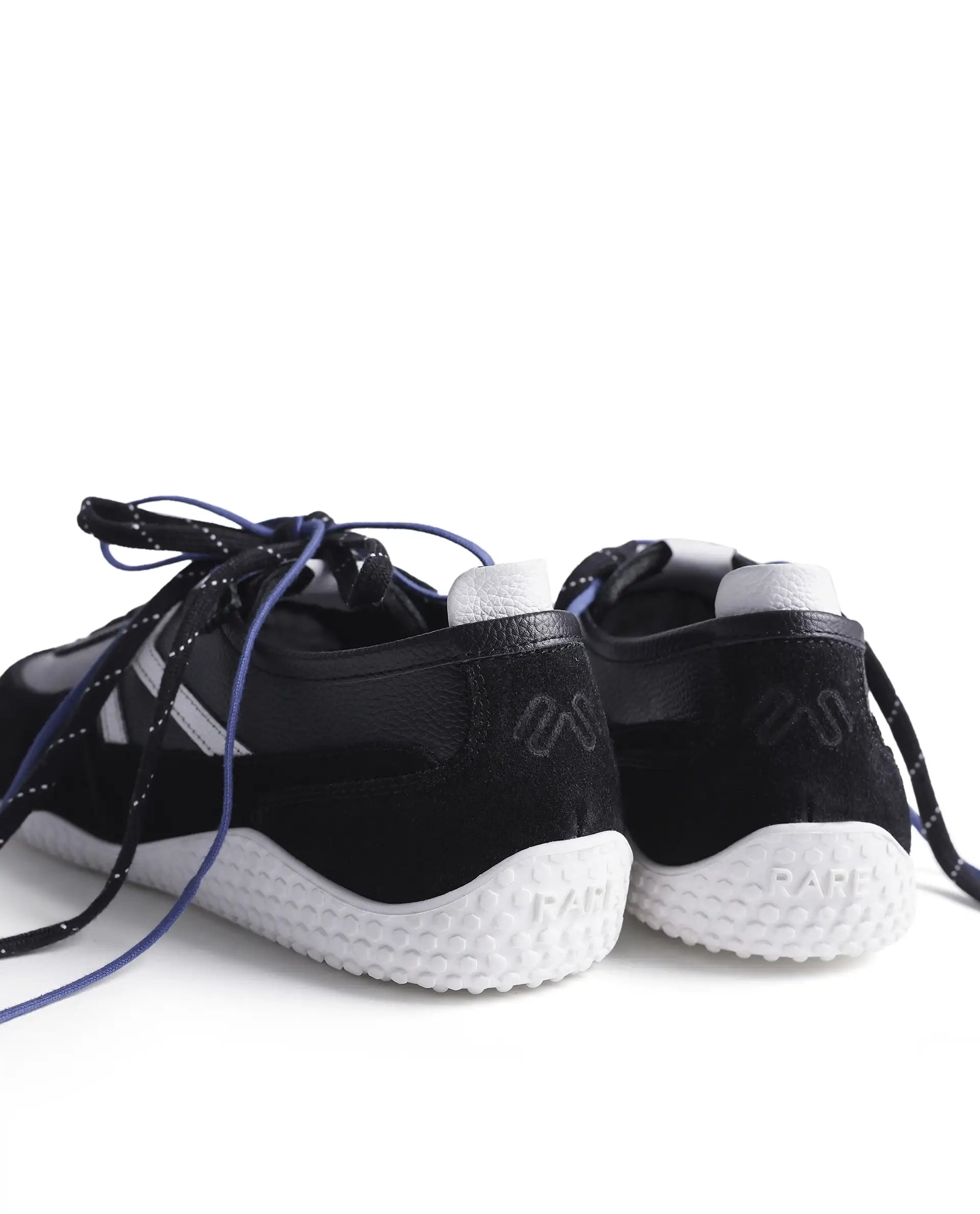 Rarez Men's Sugoi Membo Primary Black/White Leather Regular Sneaker