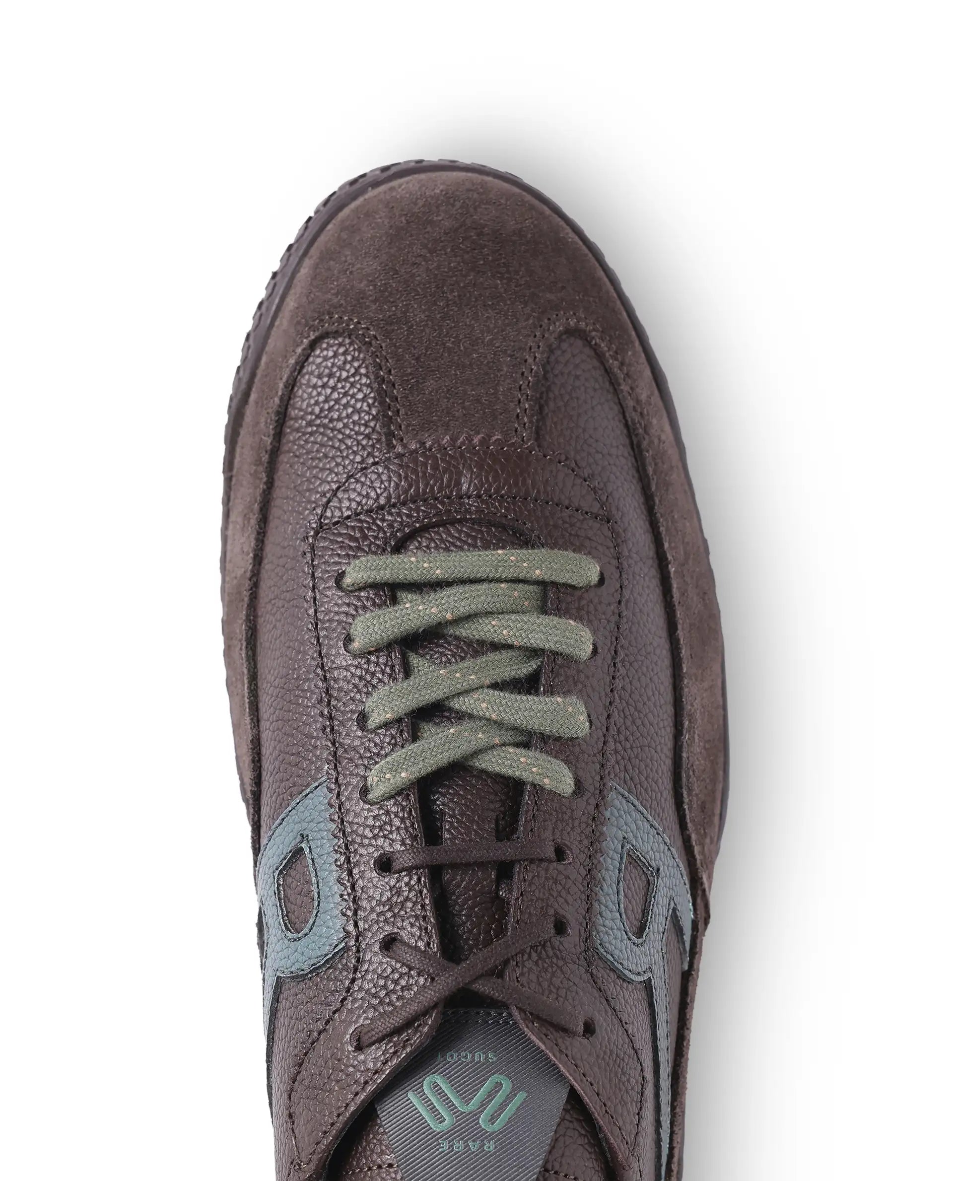 Rarez Men's Sugoi Membo Dark Coffee Leather Regular Sneaker