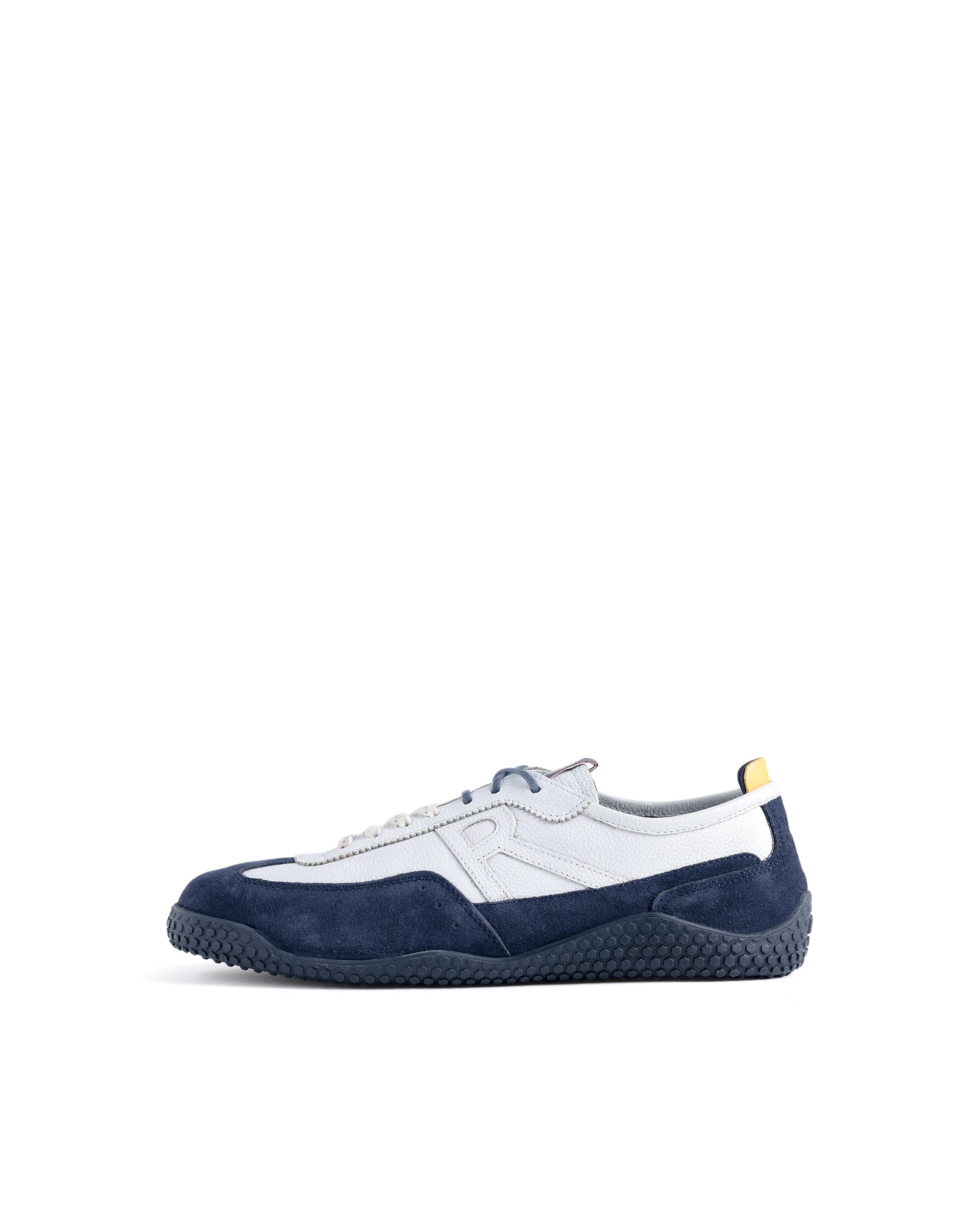 Rarez Men's Sugoi Membo Dark Blue Leather Regular Sneaker