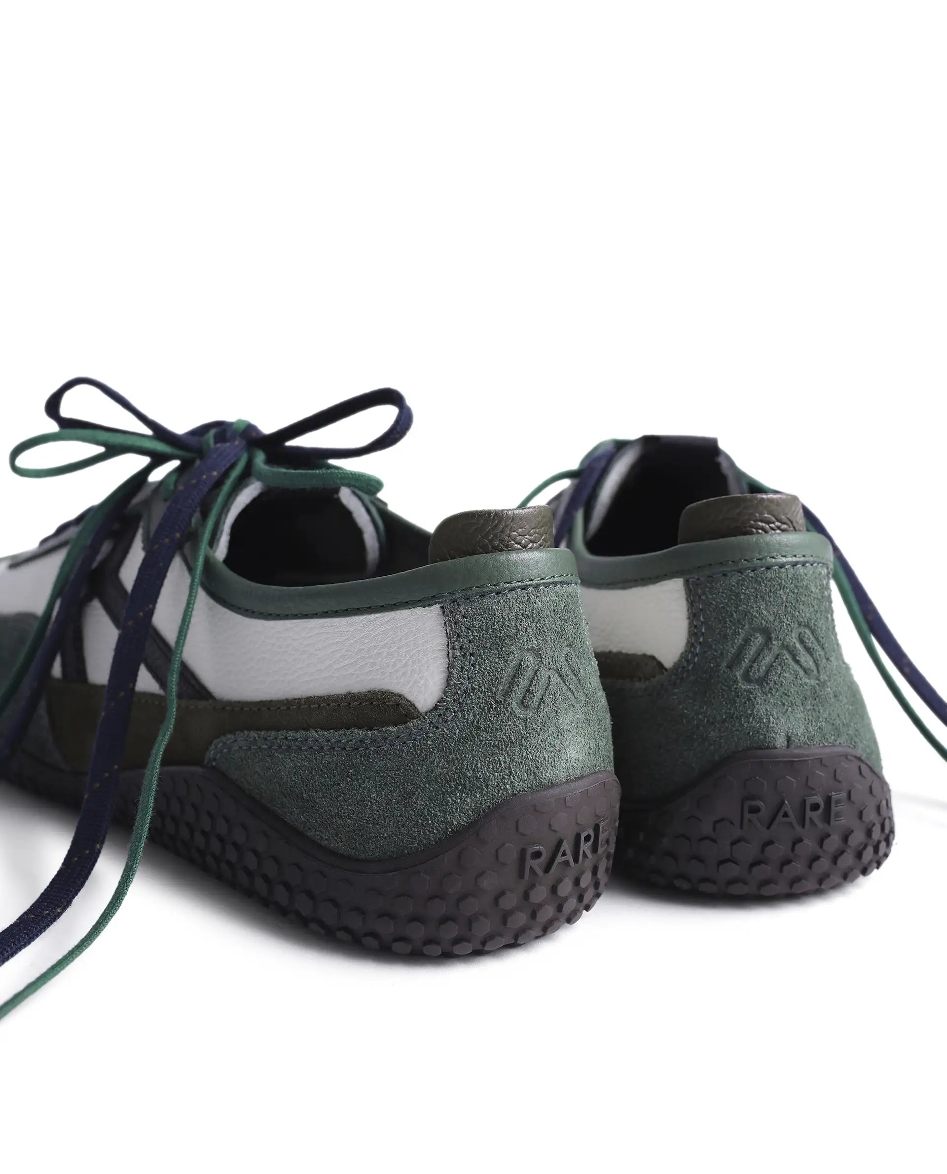 Rarez Men's Sugoi Membo Dark Green Leather Regular Sneaker