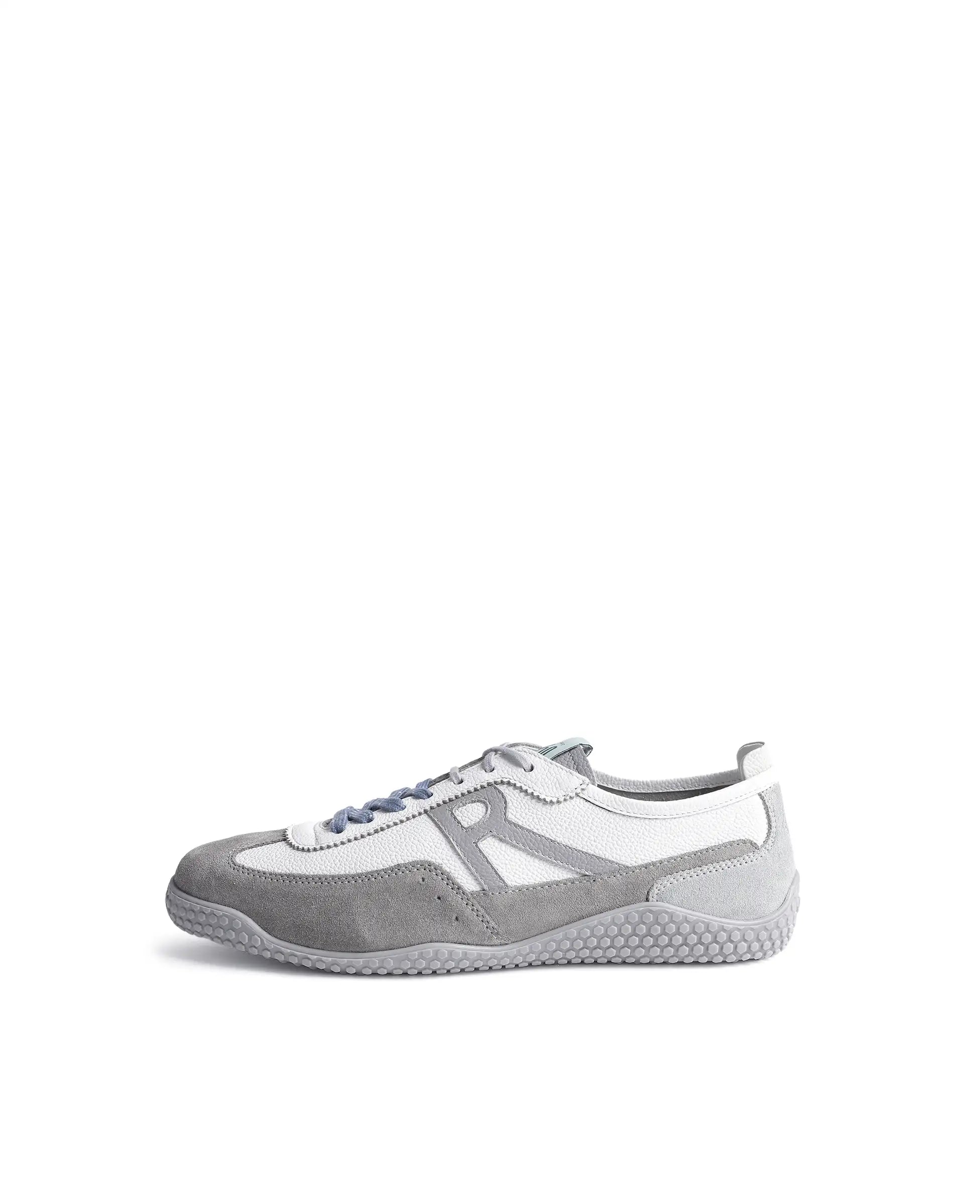 Rarez Men's Sugoi Membo Primary Grey/Sage Leather Regular Sneaker