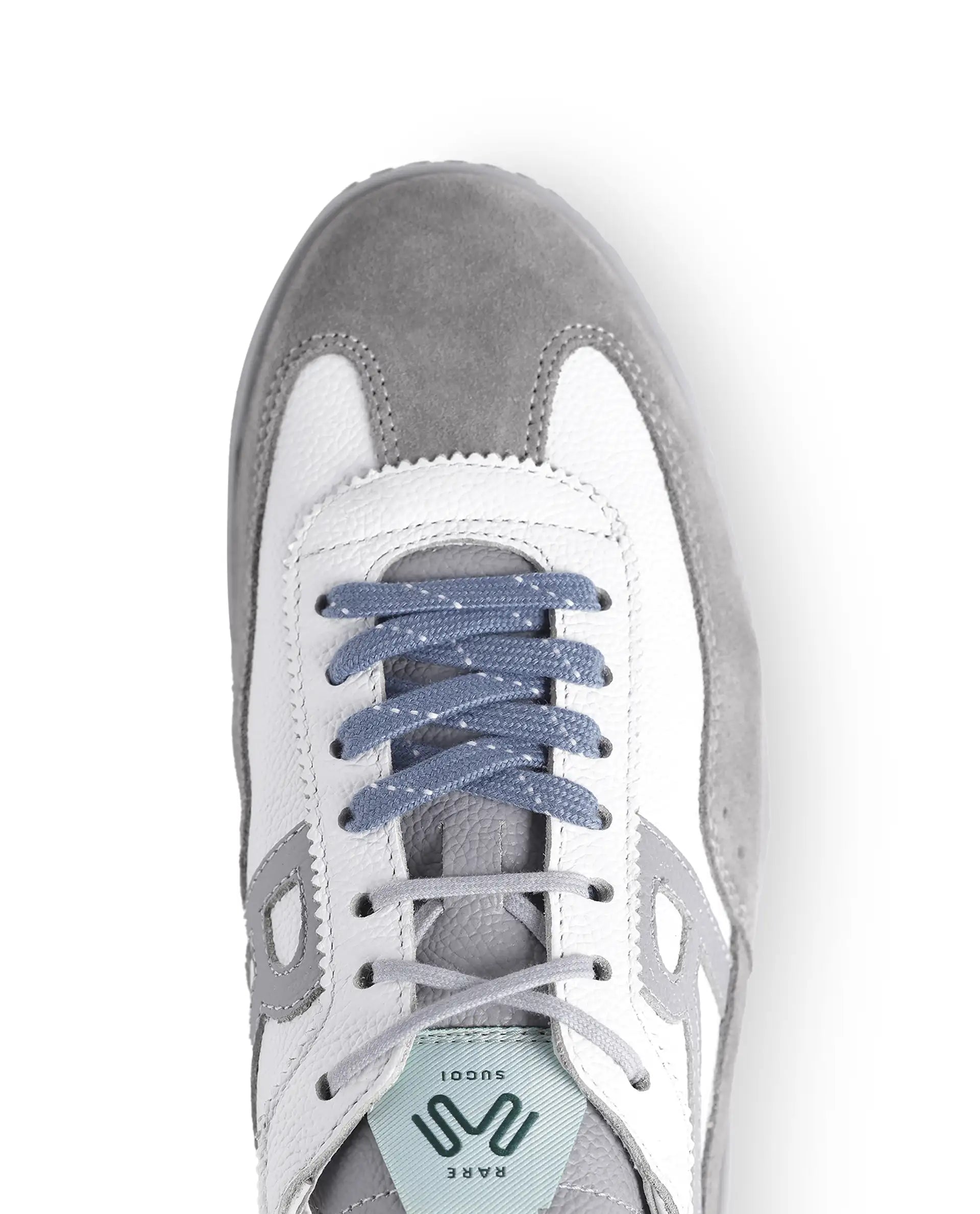 Rarez Men's Sugoi Membo Primary Grey/Sage Leather Regular Sneaker