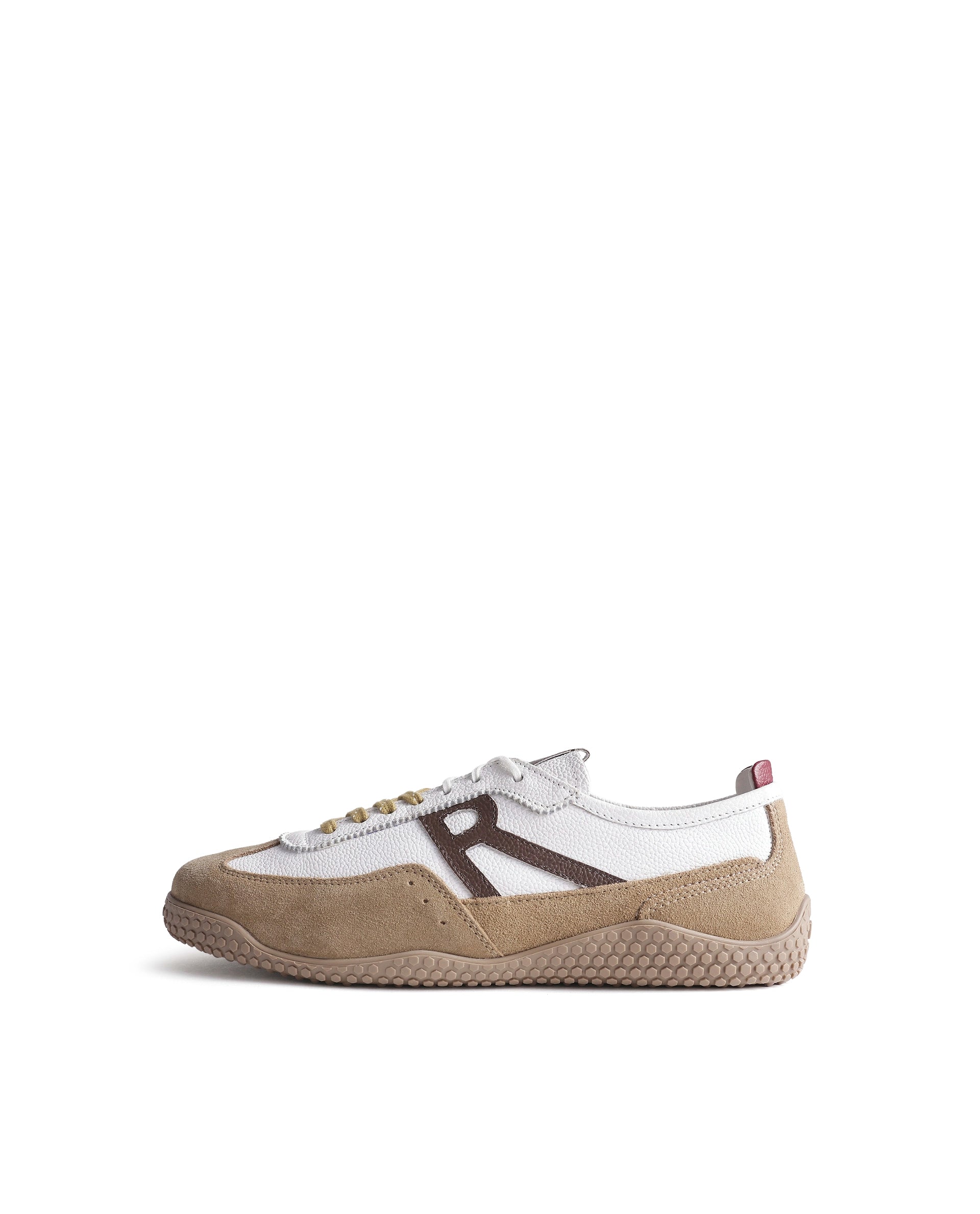 Rarez Men's Sugoi Membo Primary Khaki Leather Regular Sneaker
