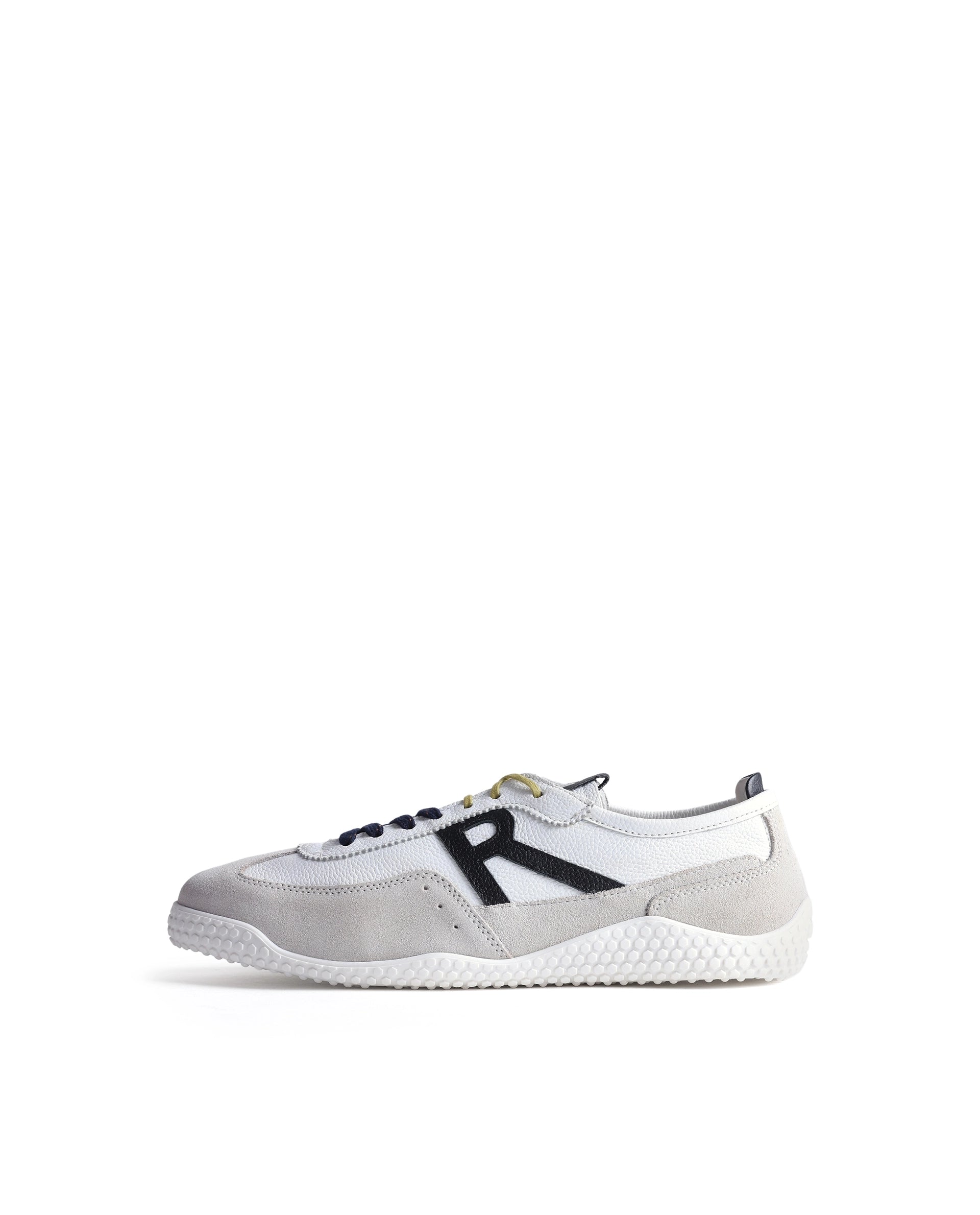 Rarez Men's Sugoi Membo Primary White/Black Leather Regular Sneaker