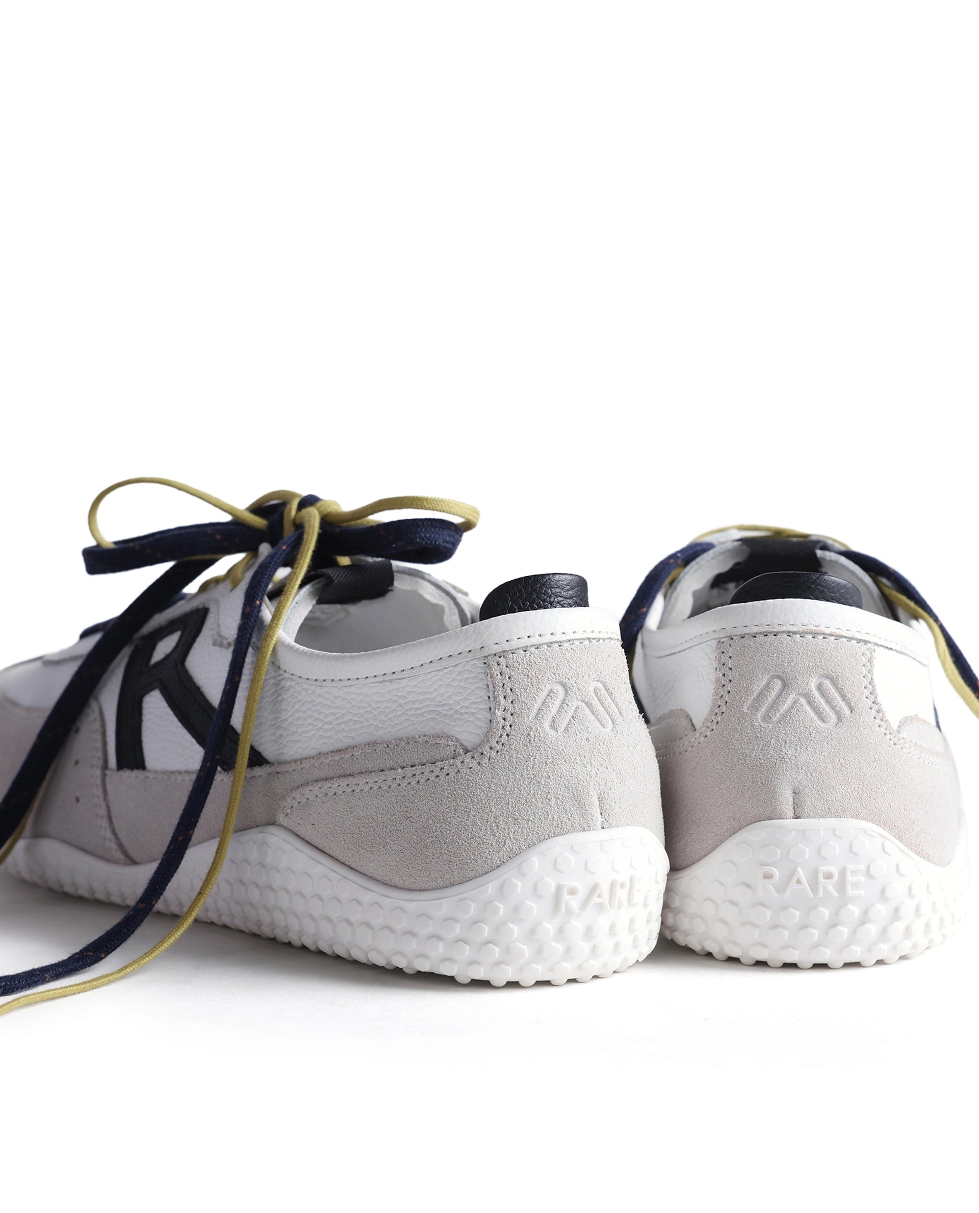 Rarez Men's Sugoi Membo Primary White/Black Leather Regular Sneaker