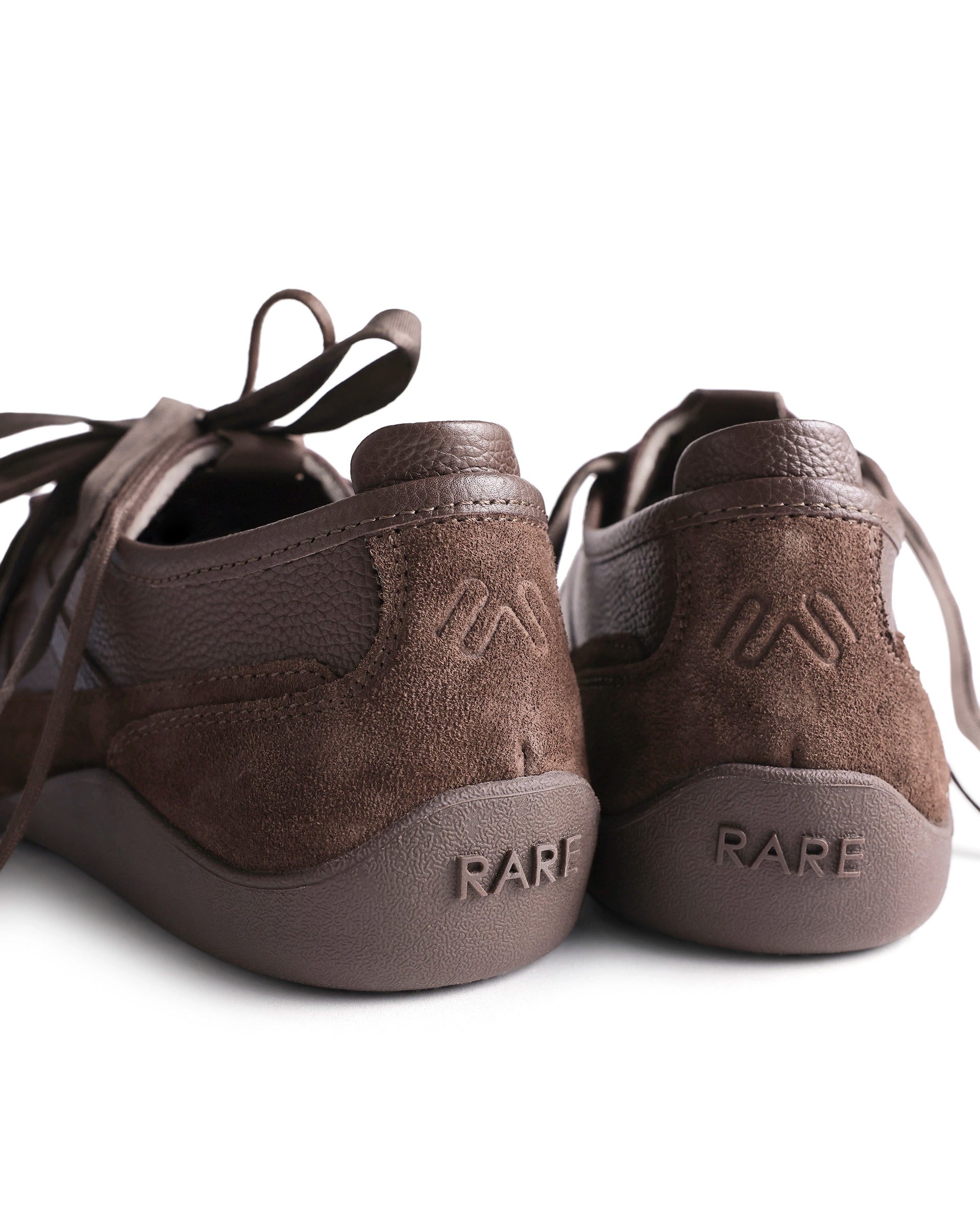 Rarez Men's Sugoi Still Primary Brown Leather Regular Sneaker