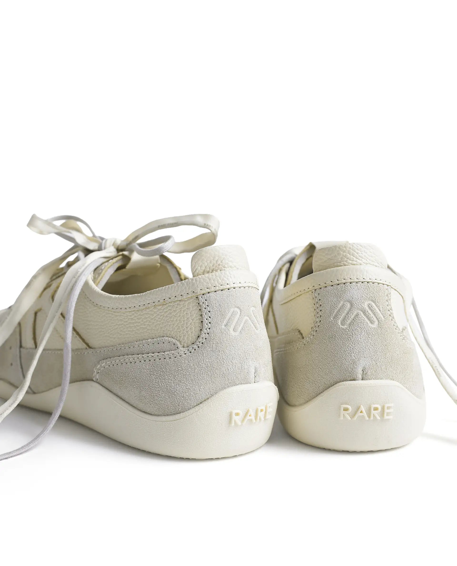 Rarez Men's Sugoi Still Light Butter Ecru Leather Regular Sneaker