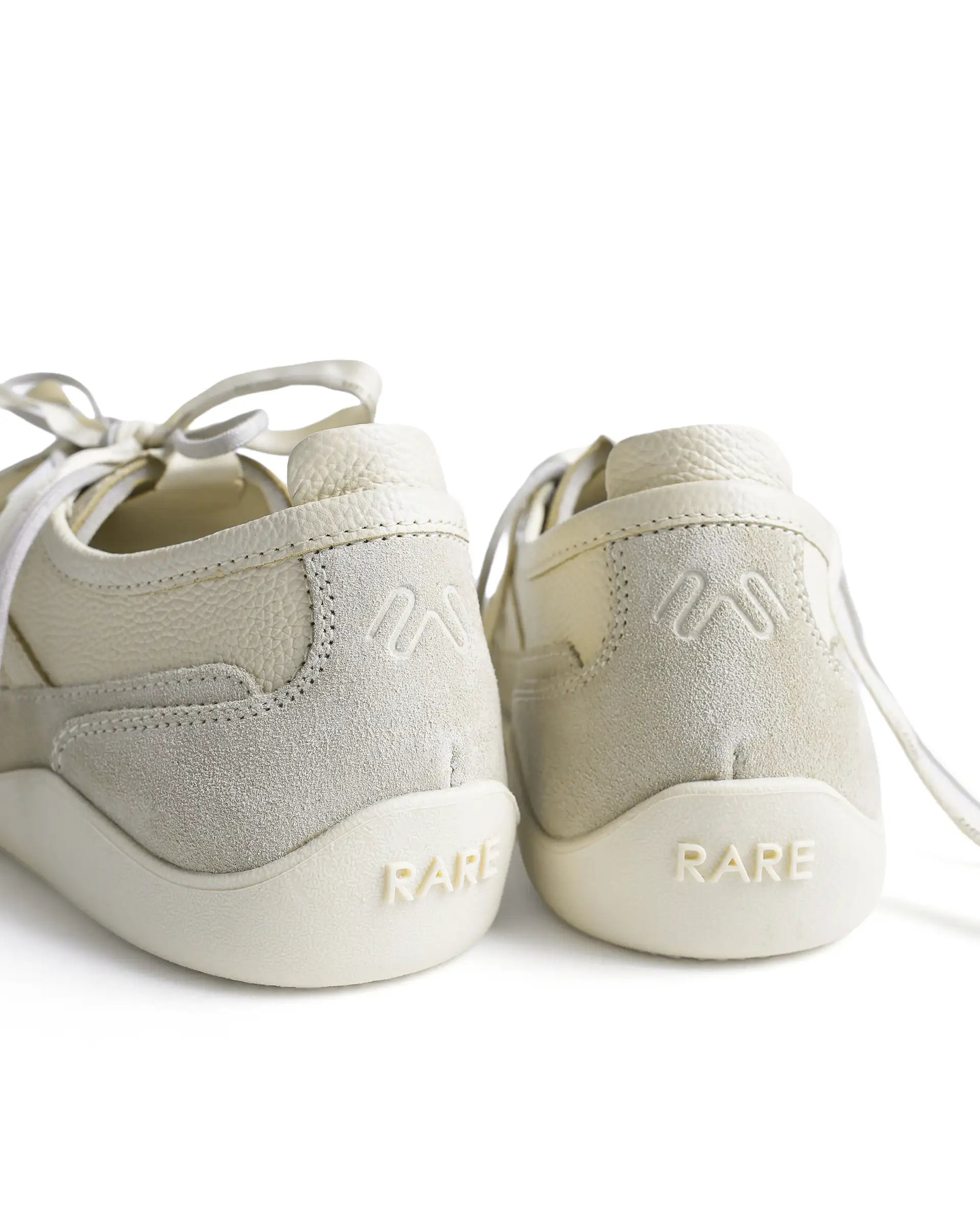 Rarez Men's Sugoi Still Light Butter Ecru Leather Regular Sneaker
