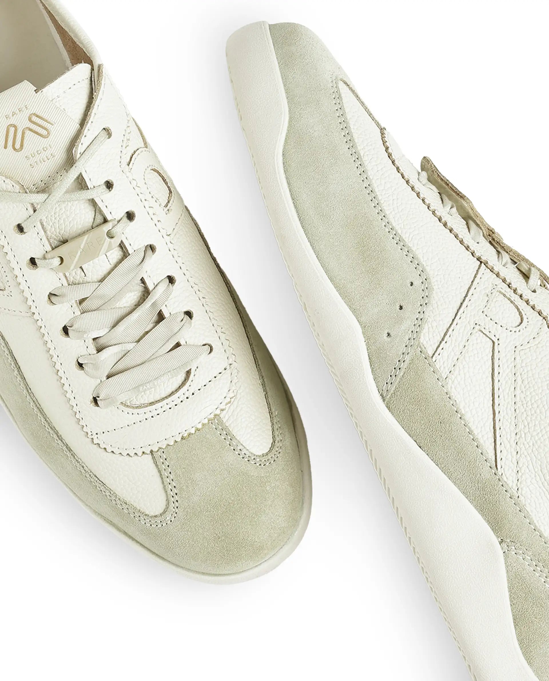 Rarez Men's Sugoi Still Dusky Yellow Leather Regular Sneaker