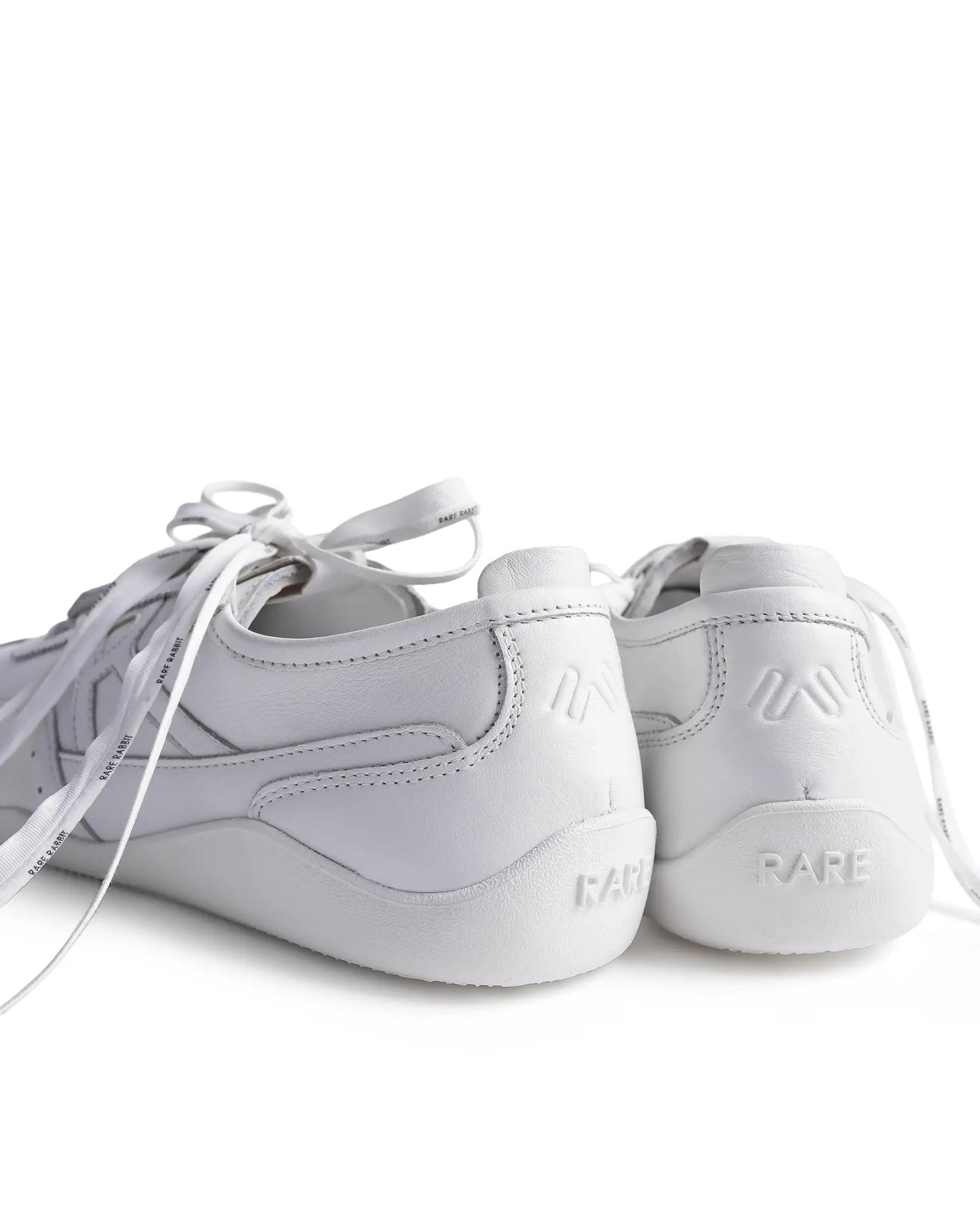 Rarez Men's Sugoi Still Primary White Leather Regular RESERVE ZERO Sneaker