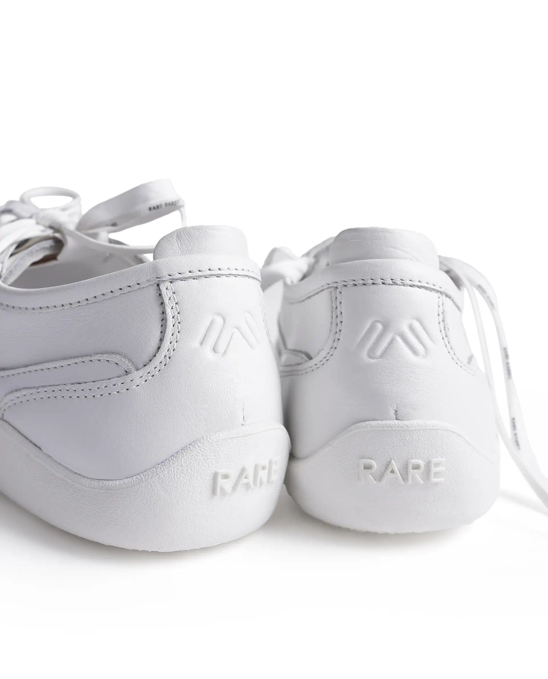 Rarez Men's Sugoi Still Primary White Leather Regular RESERVE ZERO Sneaker
