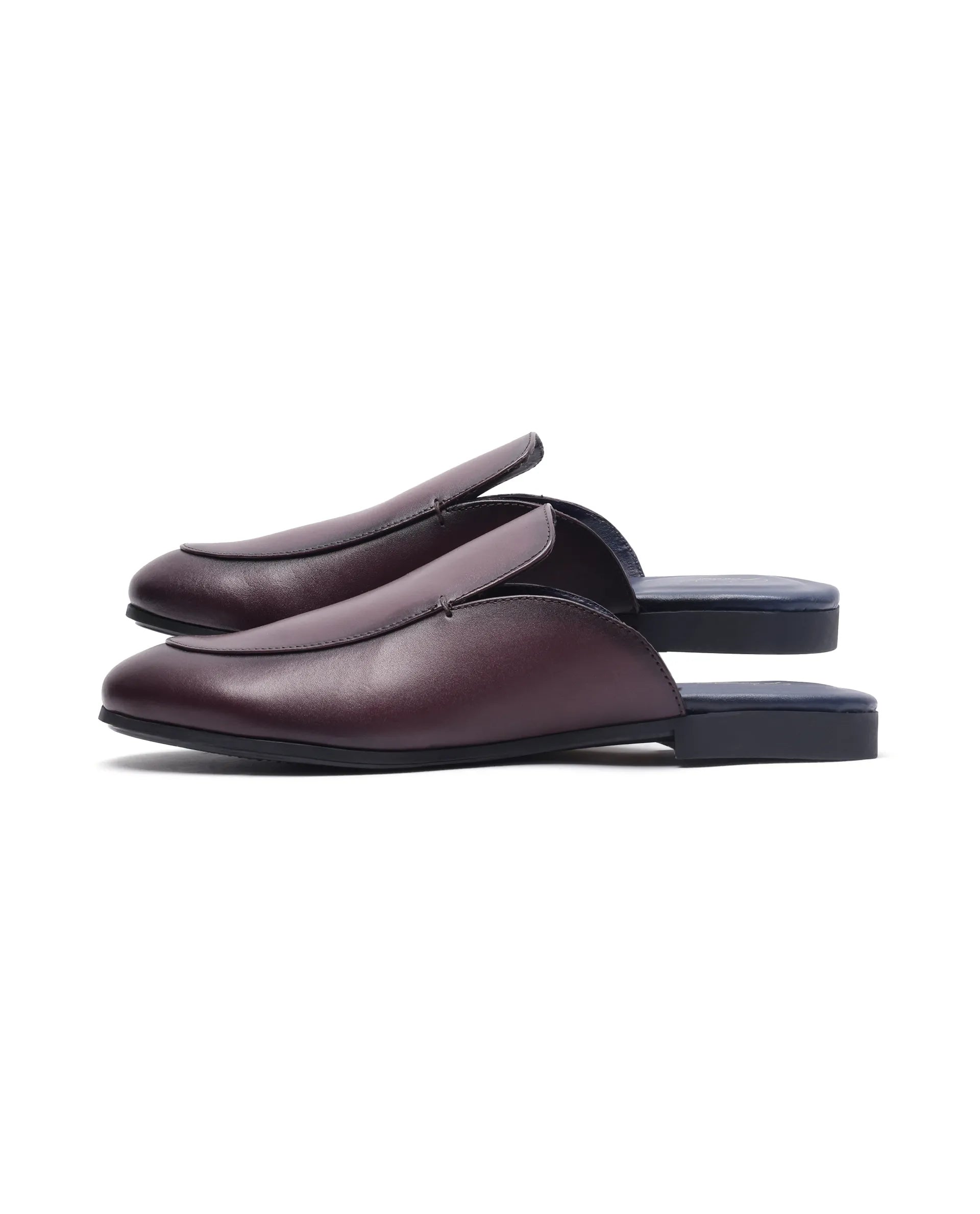 Rare Rabbit Men Sydney Burgundy Slip-On Mule