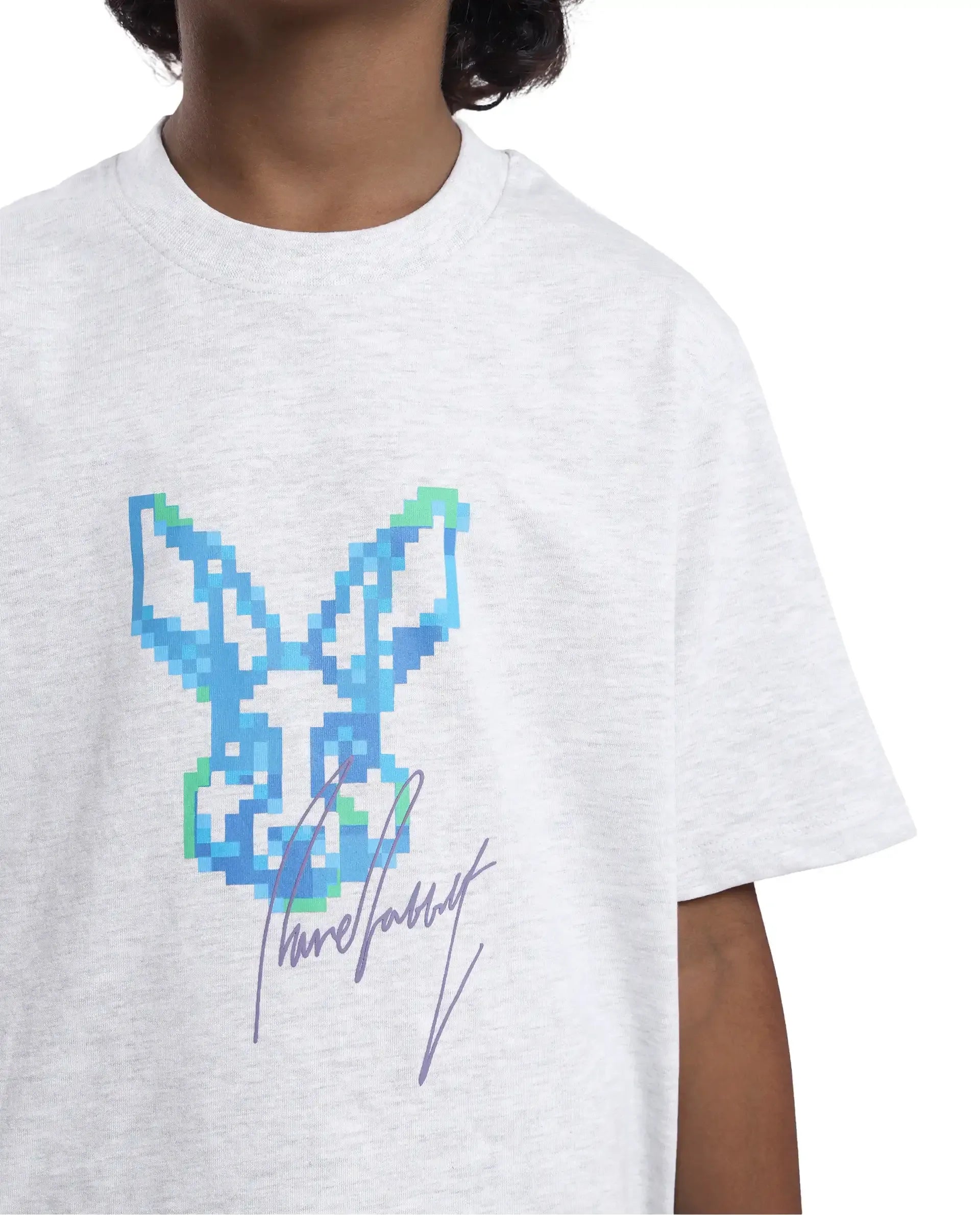 Rare Ones Kids Tebx Grey Cotton Blend Half Sleeve Printed Regular Fit T-Shirt