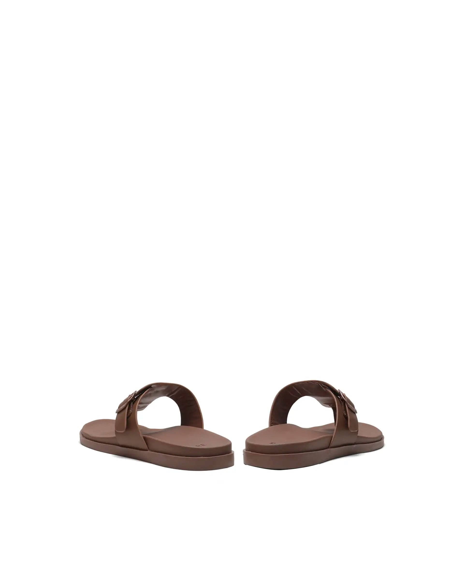 Rarez Men's Tee Light Warm Tan Leather Regular Sandal