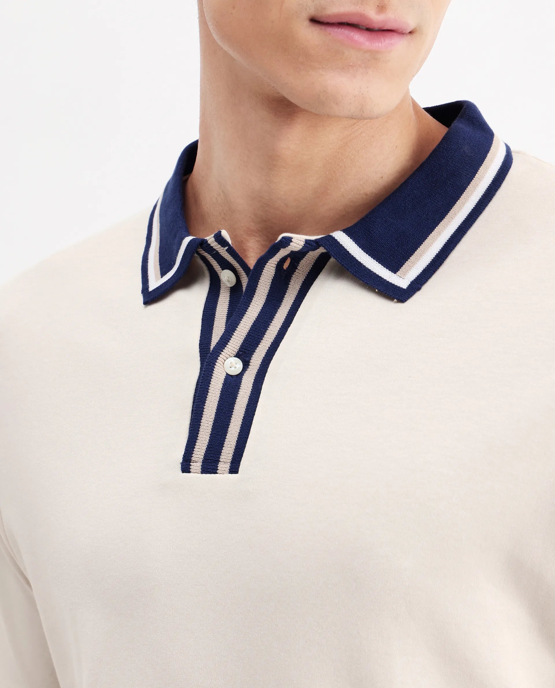 Rare Rabbit Men's Territ Pastel Yellow Cotton Plain Regular Fit Half Sleeve Polo