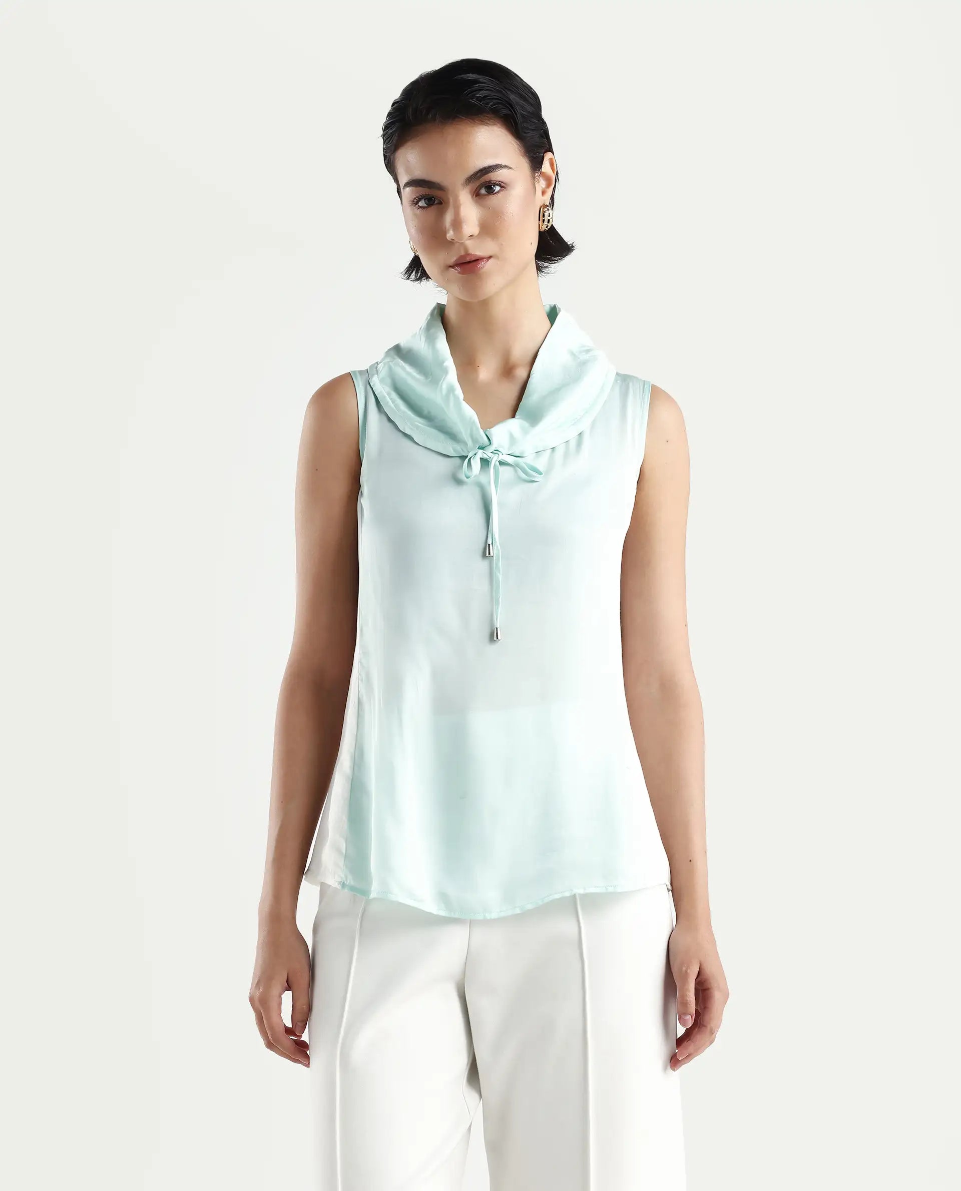 Rareism Women's Tons Green Top