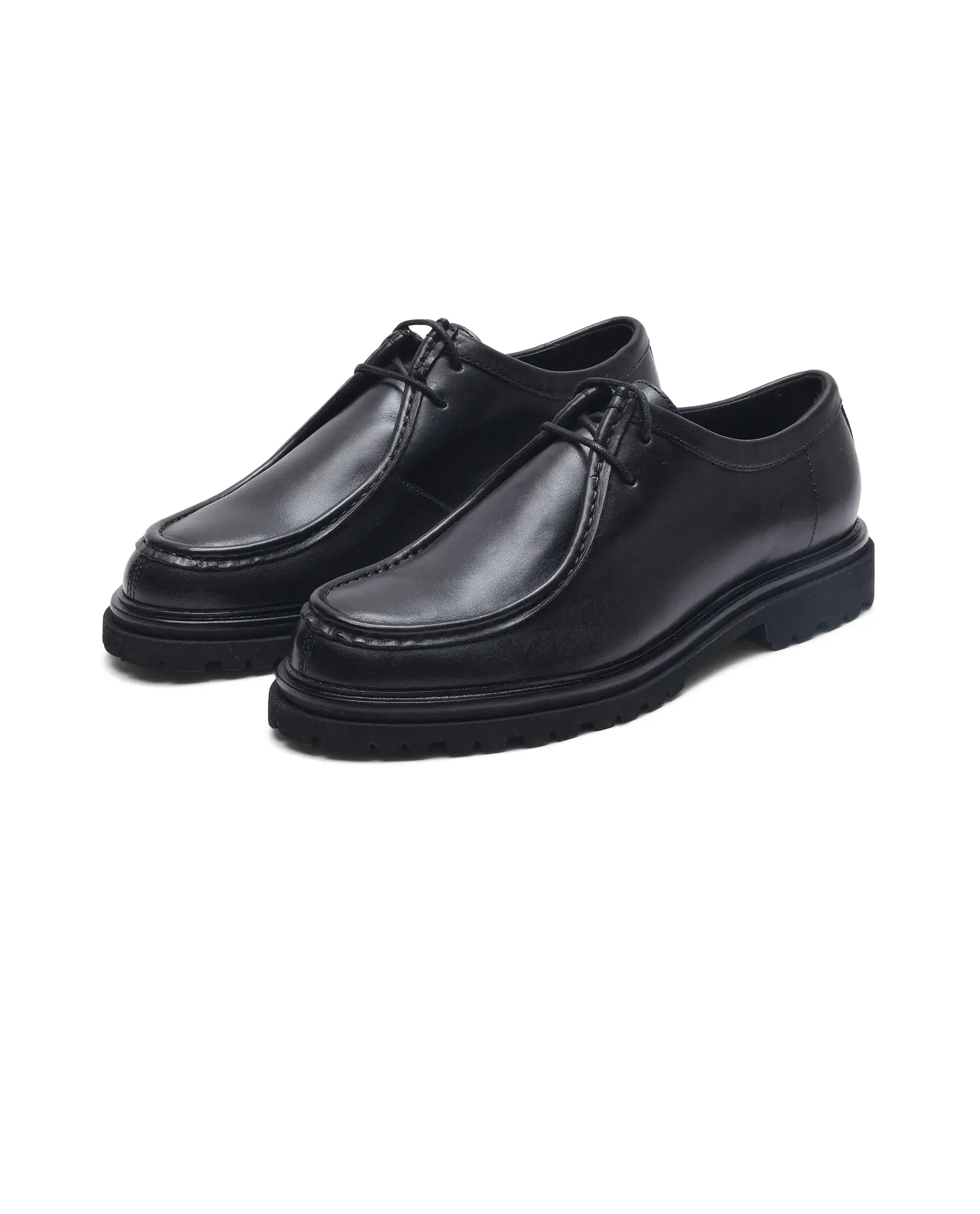 Rare Rabbit Men Torhill Black Lace-Up Shoe