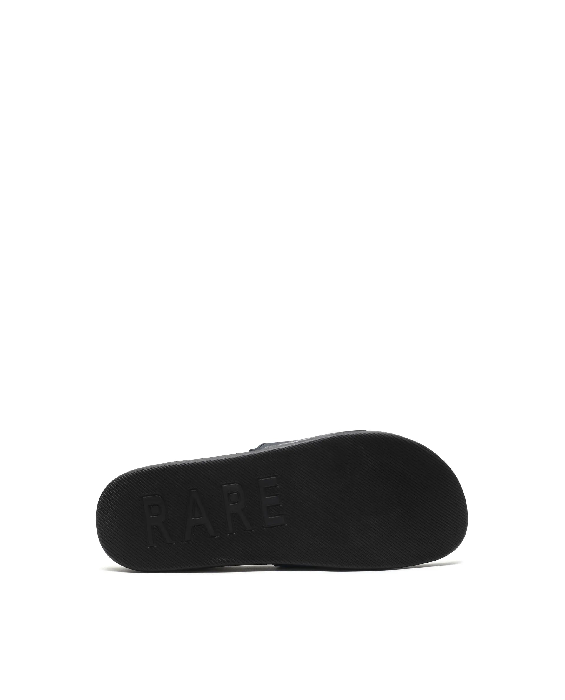 Rarez Men's Triton Black/Navy Regular Geometric Pattern Sandal